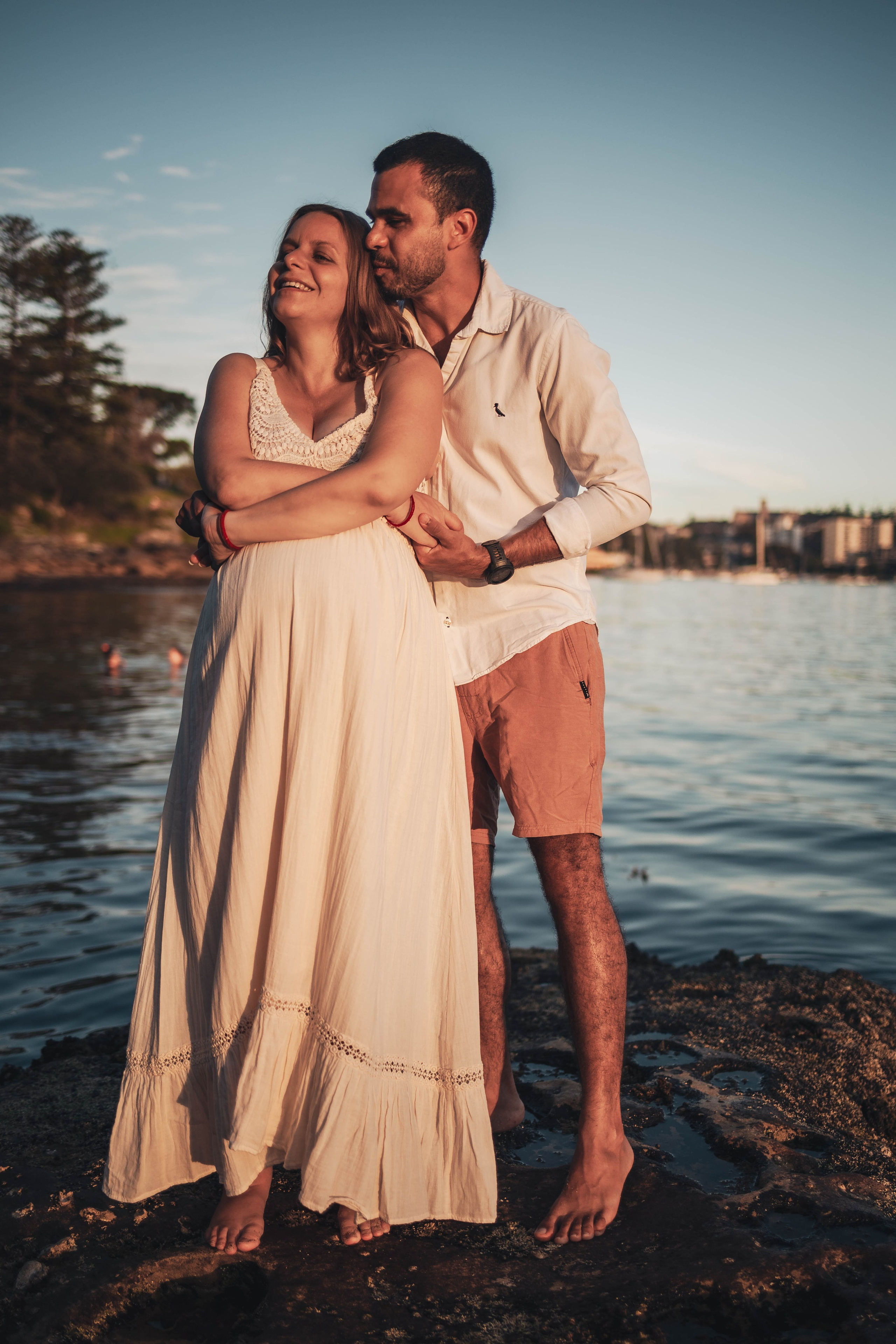 Heather + Tulio + Pregnant + Christmas. True Story Photography