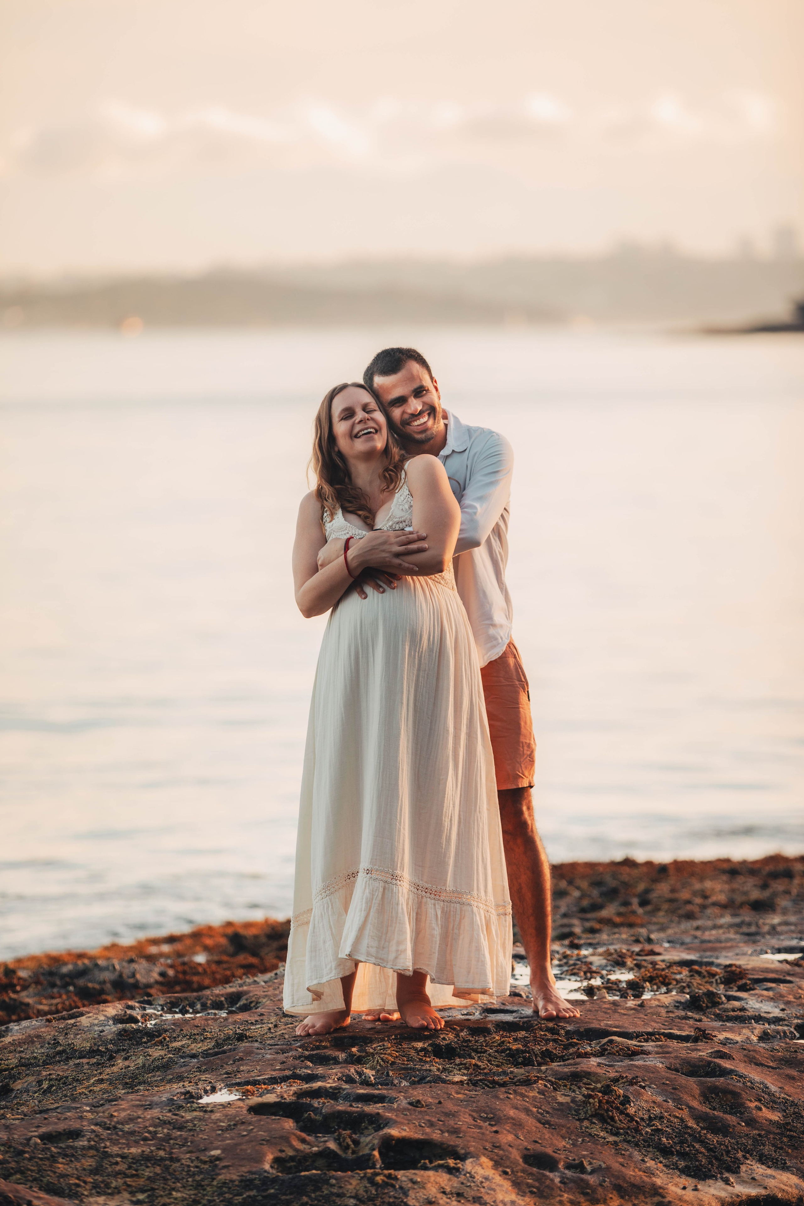 Heather + Tulio + Pregnant + Christmas. True Story Photography