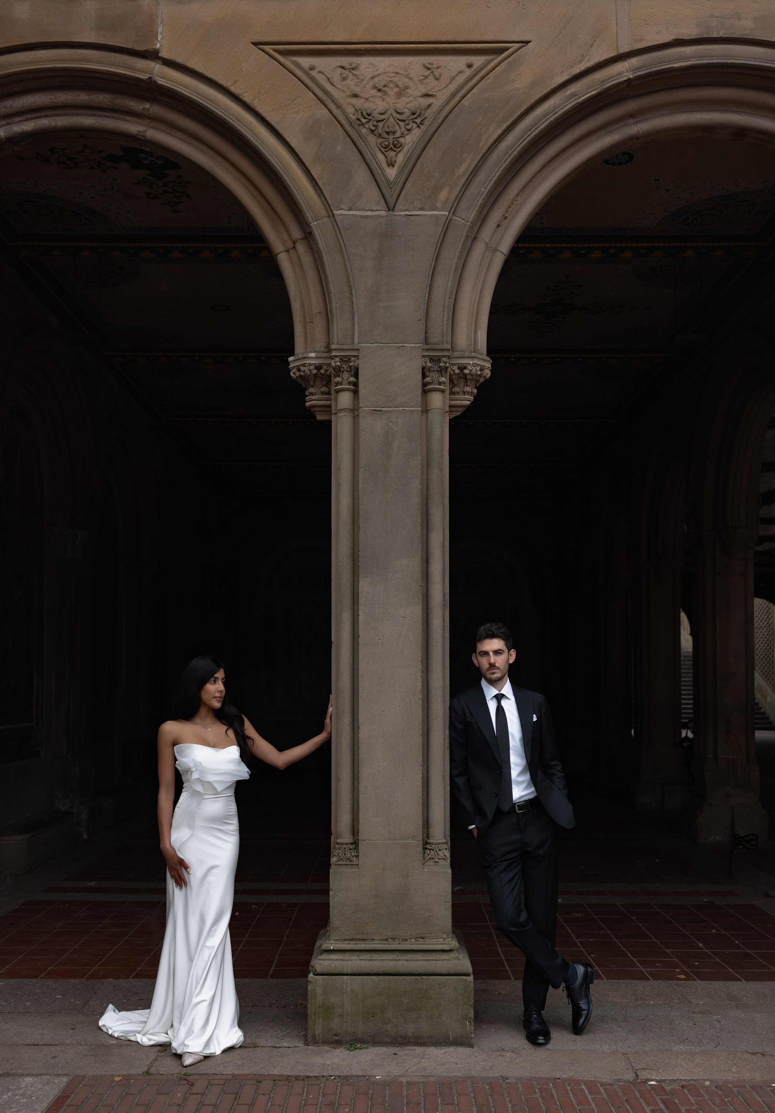 Engagement in Central Park. Photographer Anastasia Nagibina