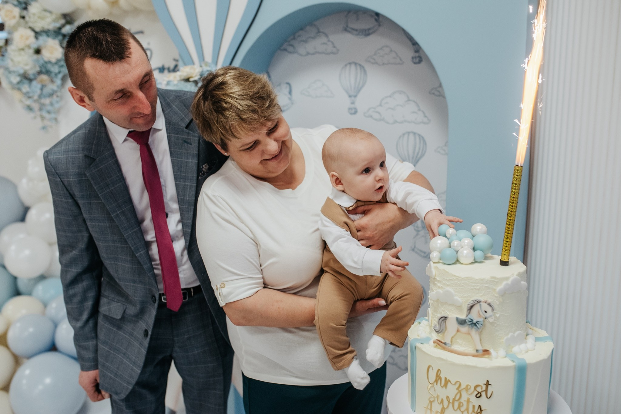 Chrzest Święty Adama. Dominika Strachacka Fotografia | Fotograf ślubny i rodzinny Opole Lubelskie Lublin