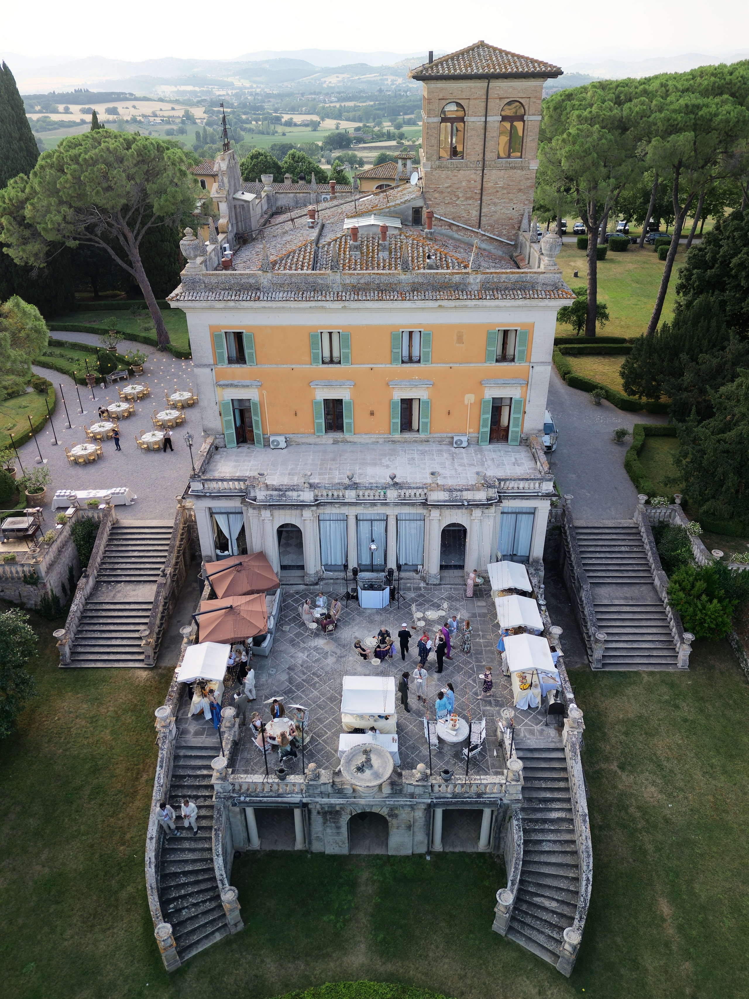 Wedding at La Torre di Pila, Umbria, Italy