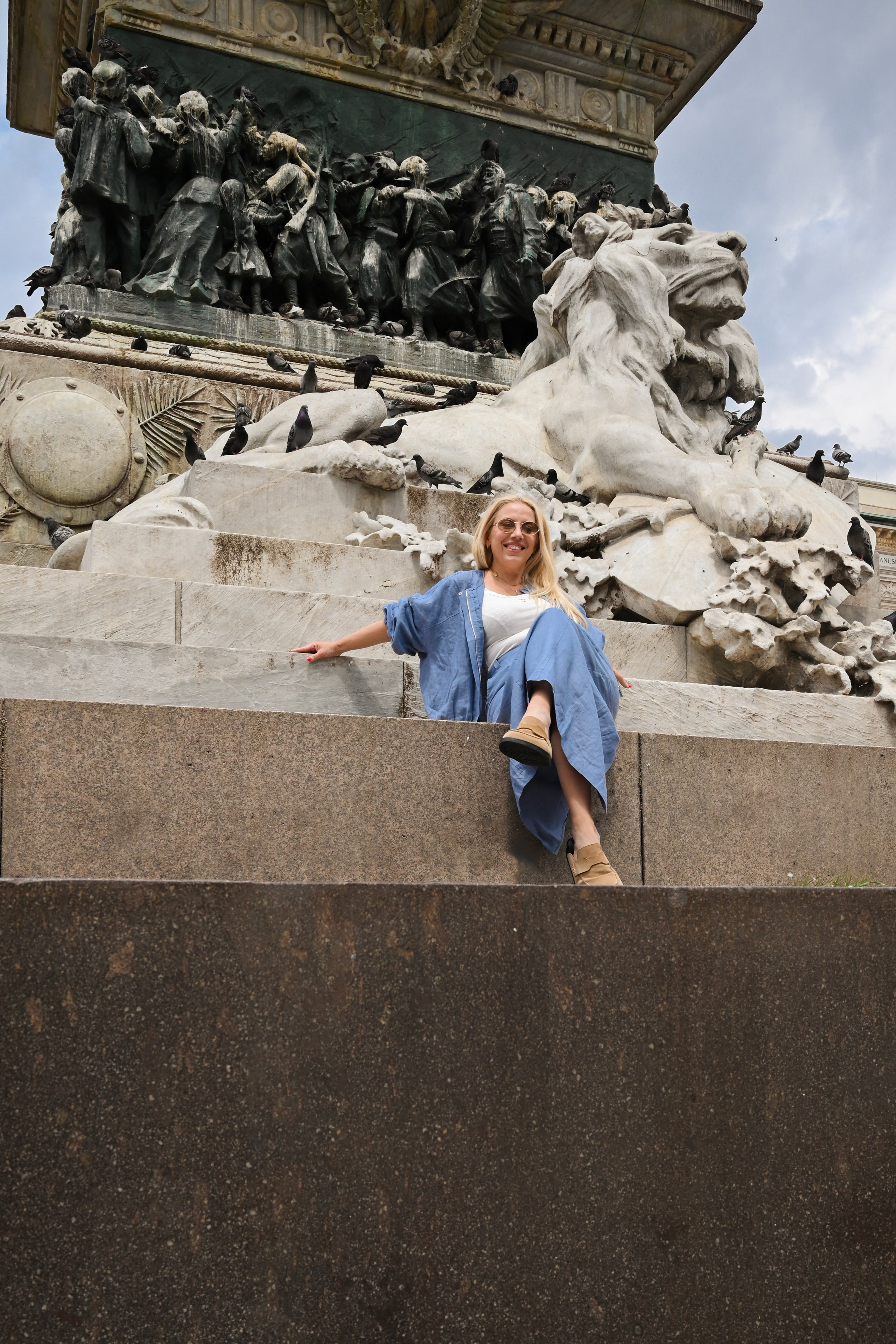 Walking in the center of Milan