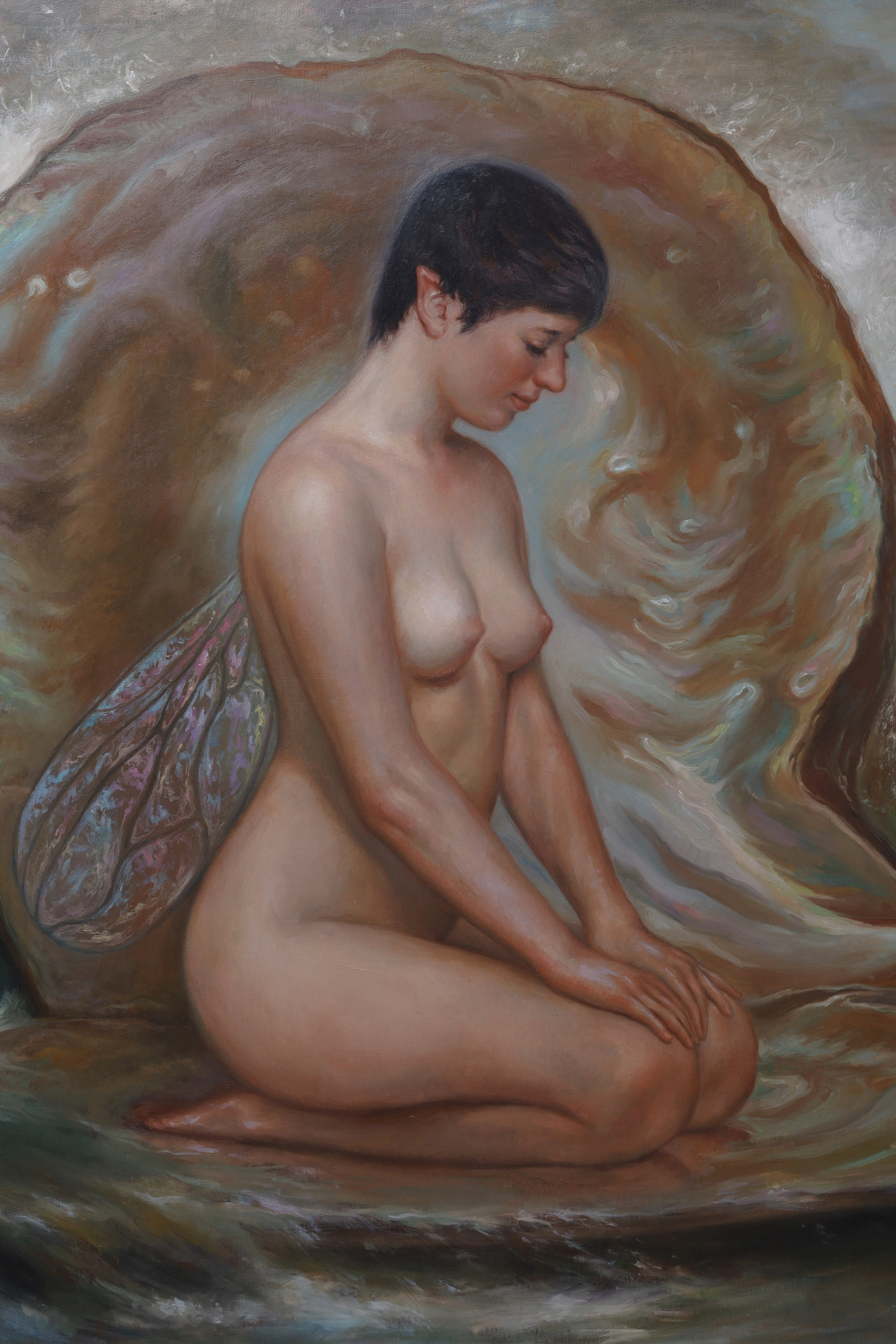 Pearl Sylphide, oil on canvas, Barbara Cabral. Barbara Cabral