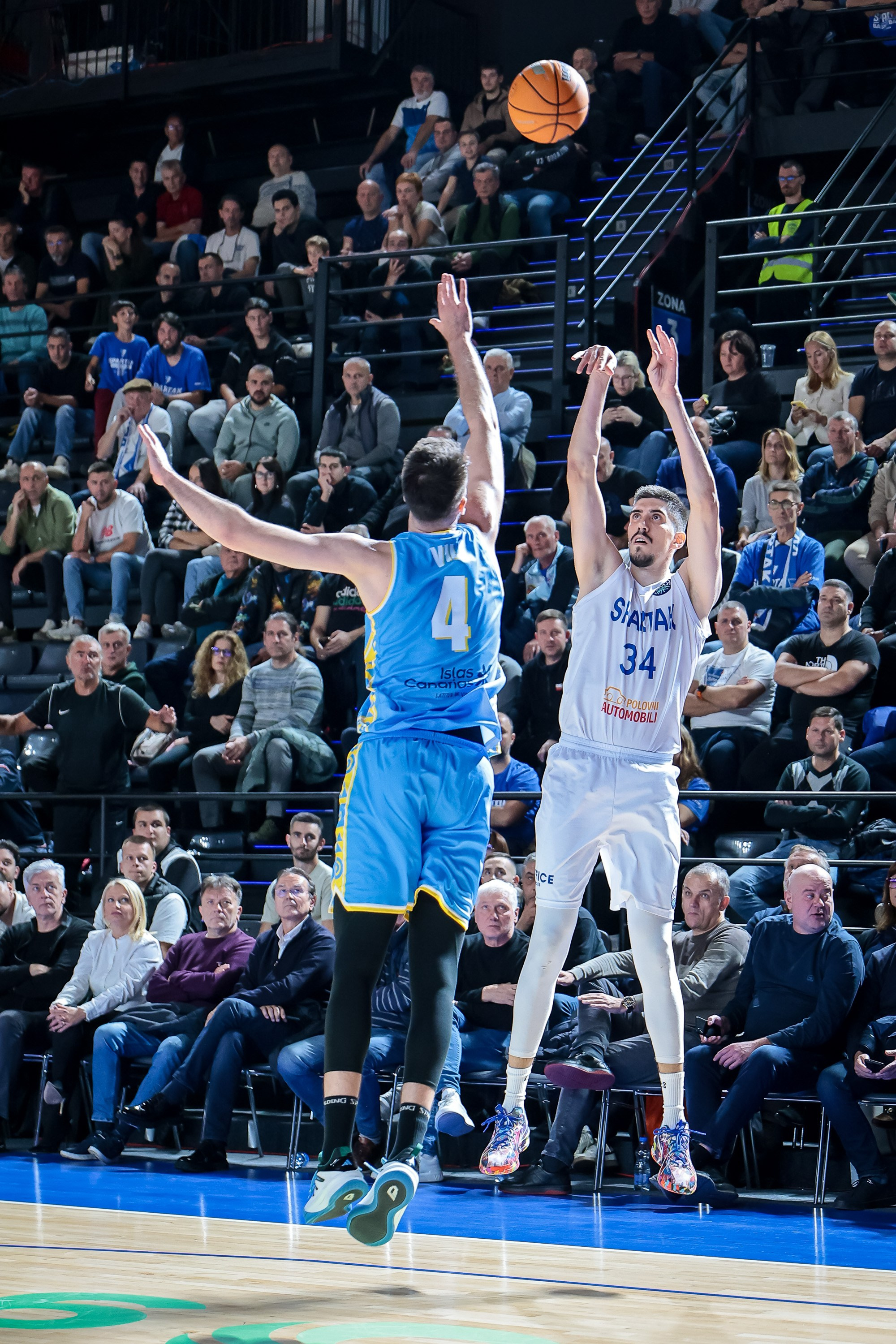 KK Spartak vs CB Gran Canaria. Aleksandar Šećerov photographer and videographer in Subotica, Serbia