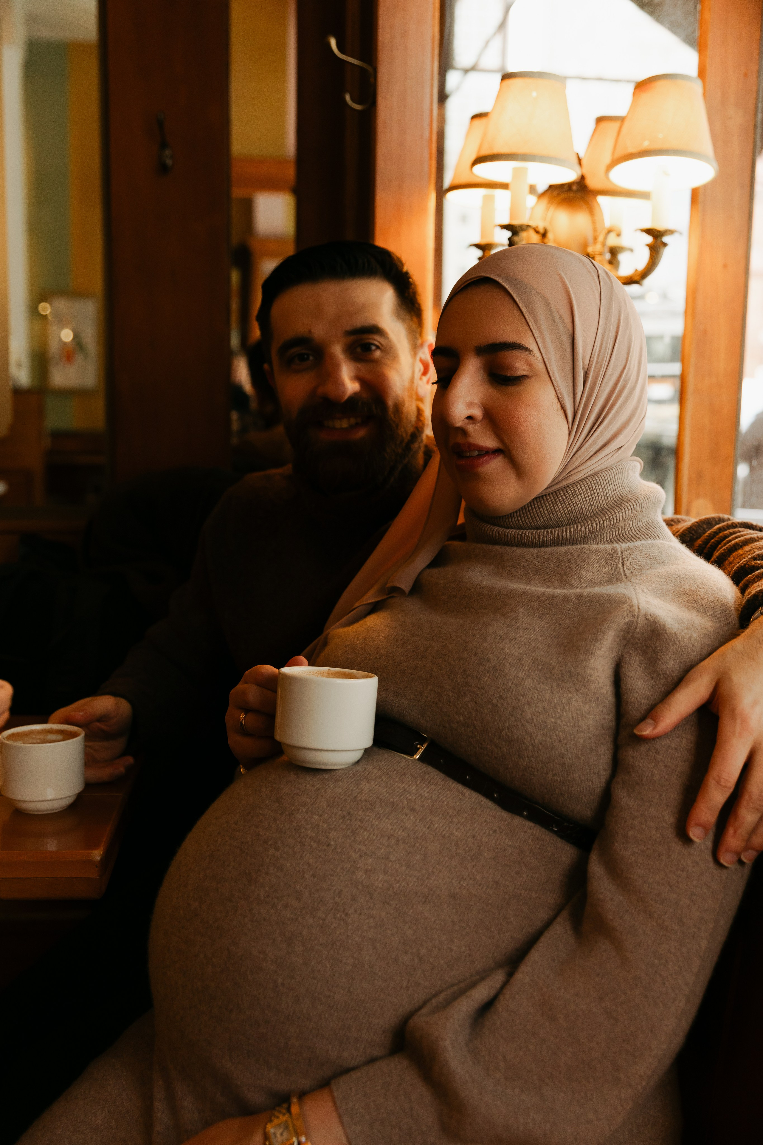 Winter Pregnancy Photoshoot | Bacon Hill, Boston