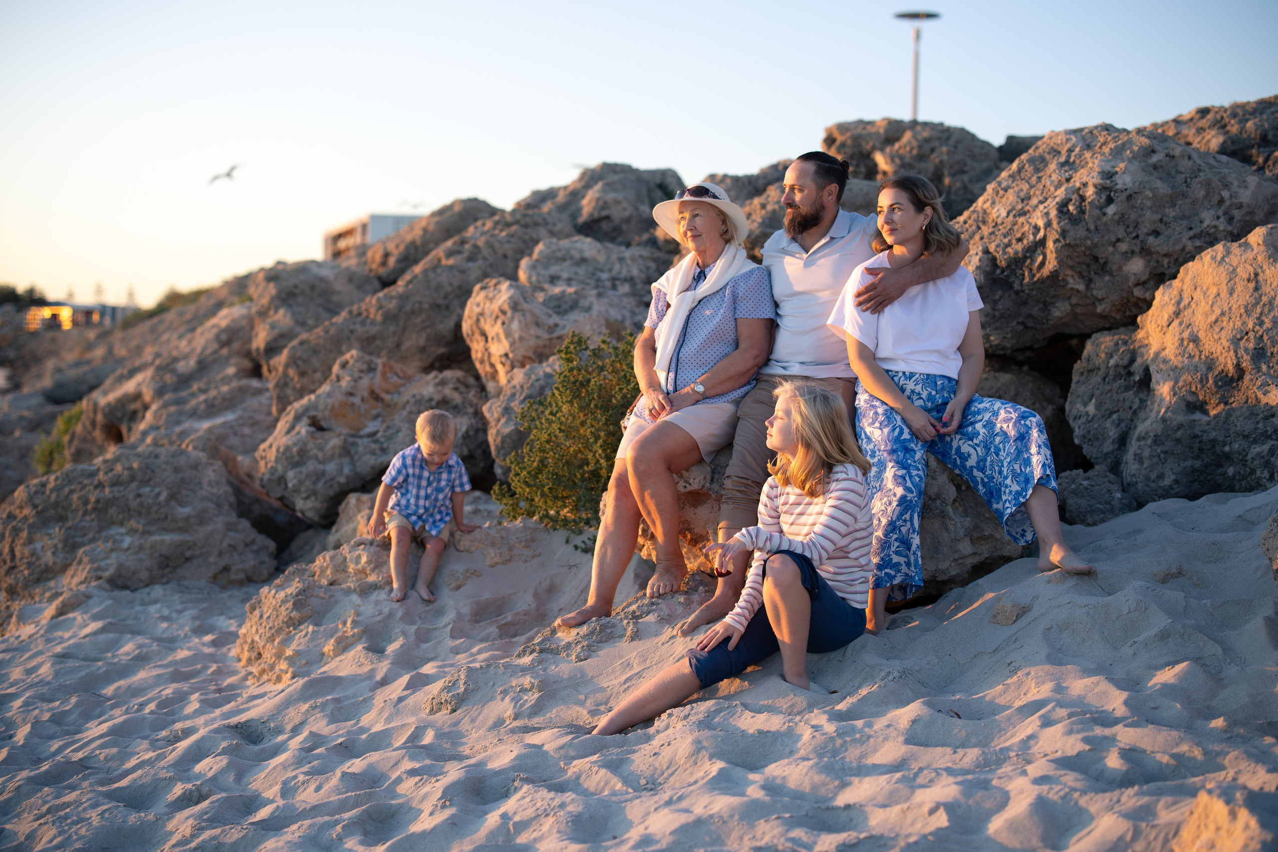 Photos from different family photoshoots