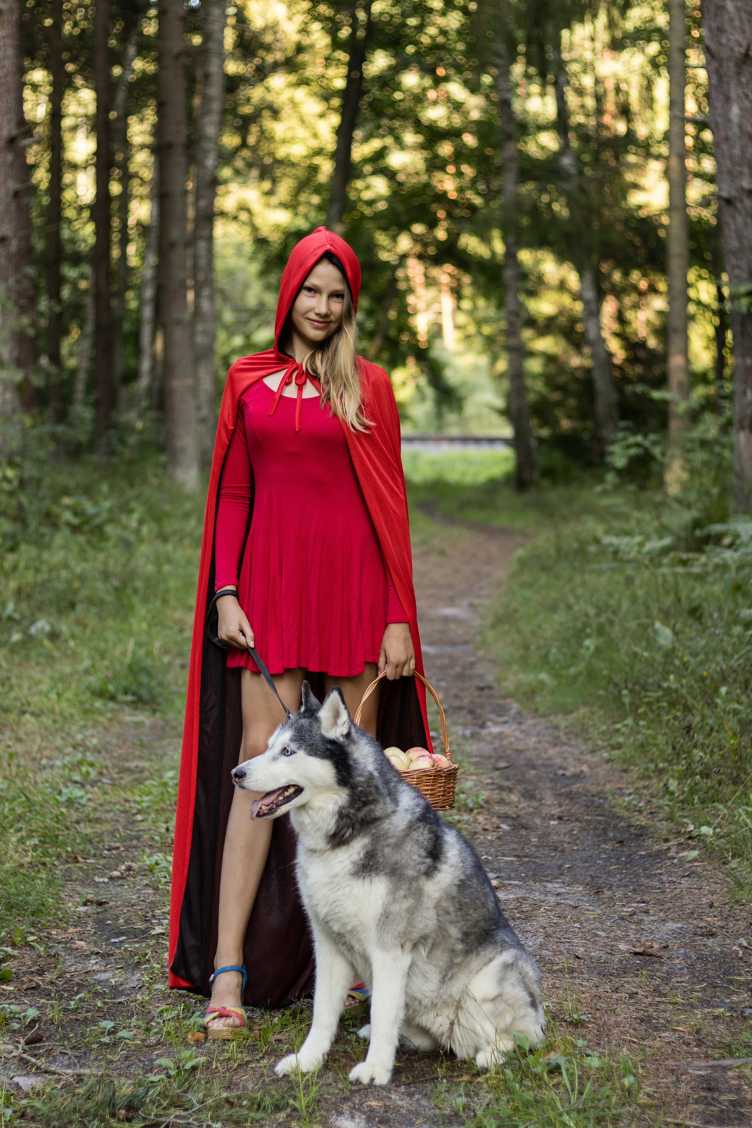 Фотосессия красная шапочка. Фотограф / Даугавпилс