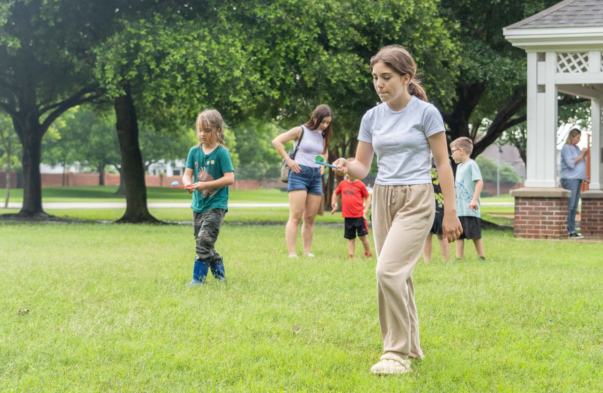 Easter picnic. Photographer Irina Kozhemyakina. Houston