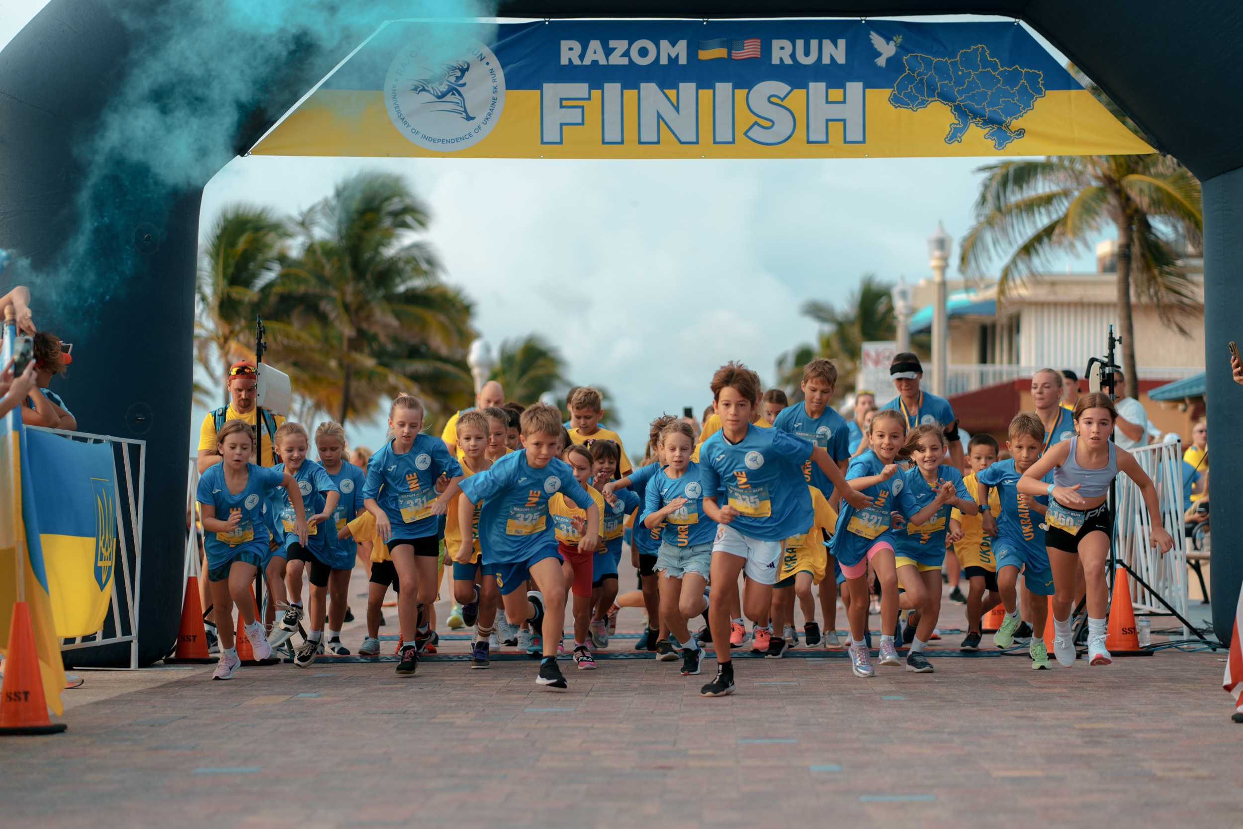 RAZOM RUN. ФОТОГРАФ ФЛОРИДА МАЙАМИ