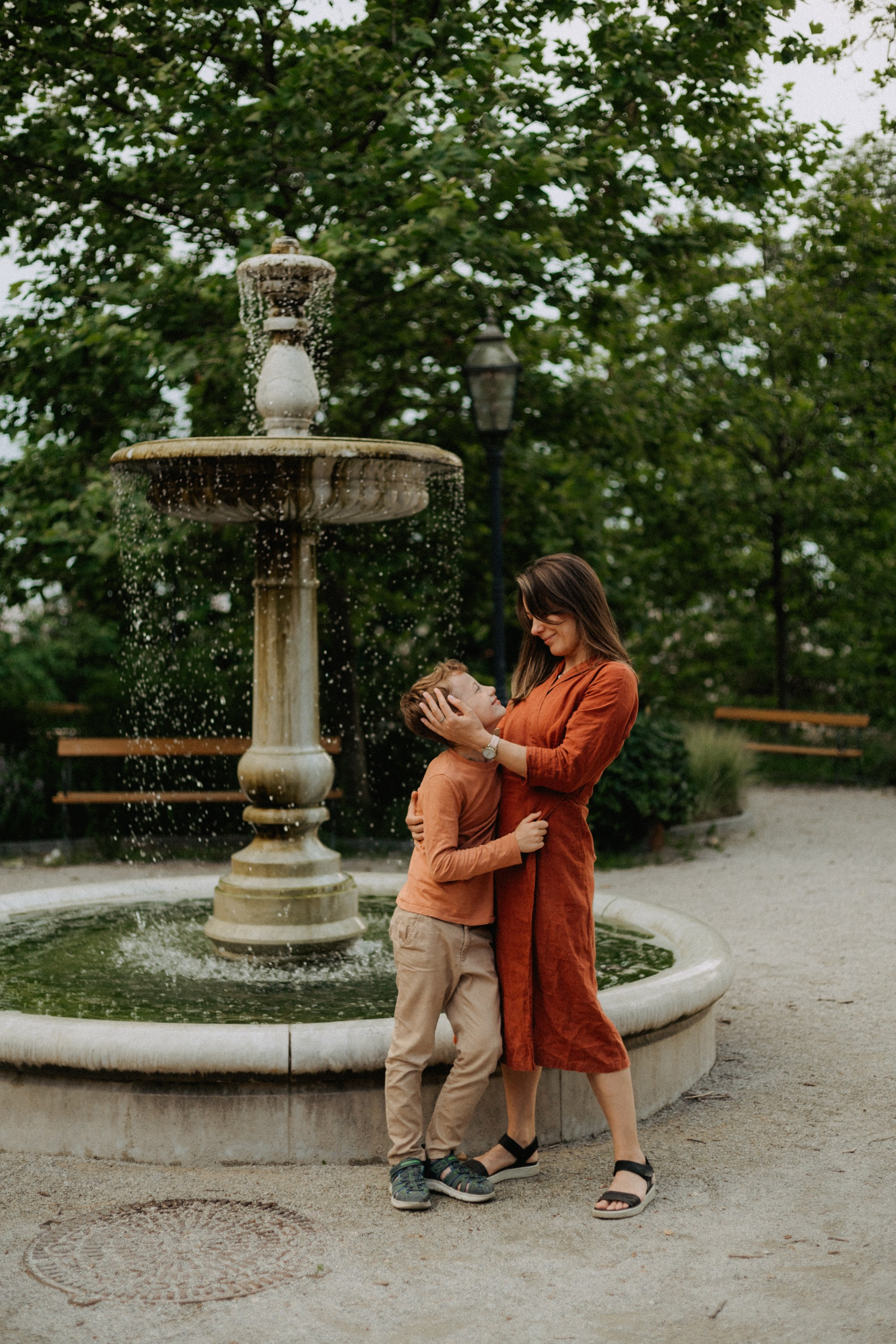 Family in the city. Elena Gorobets. Photographer in Zagreb