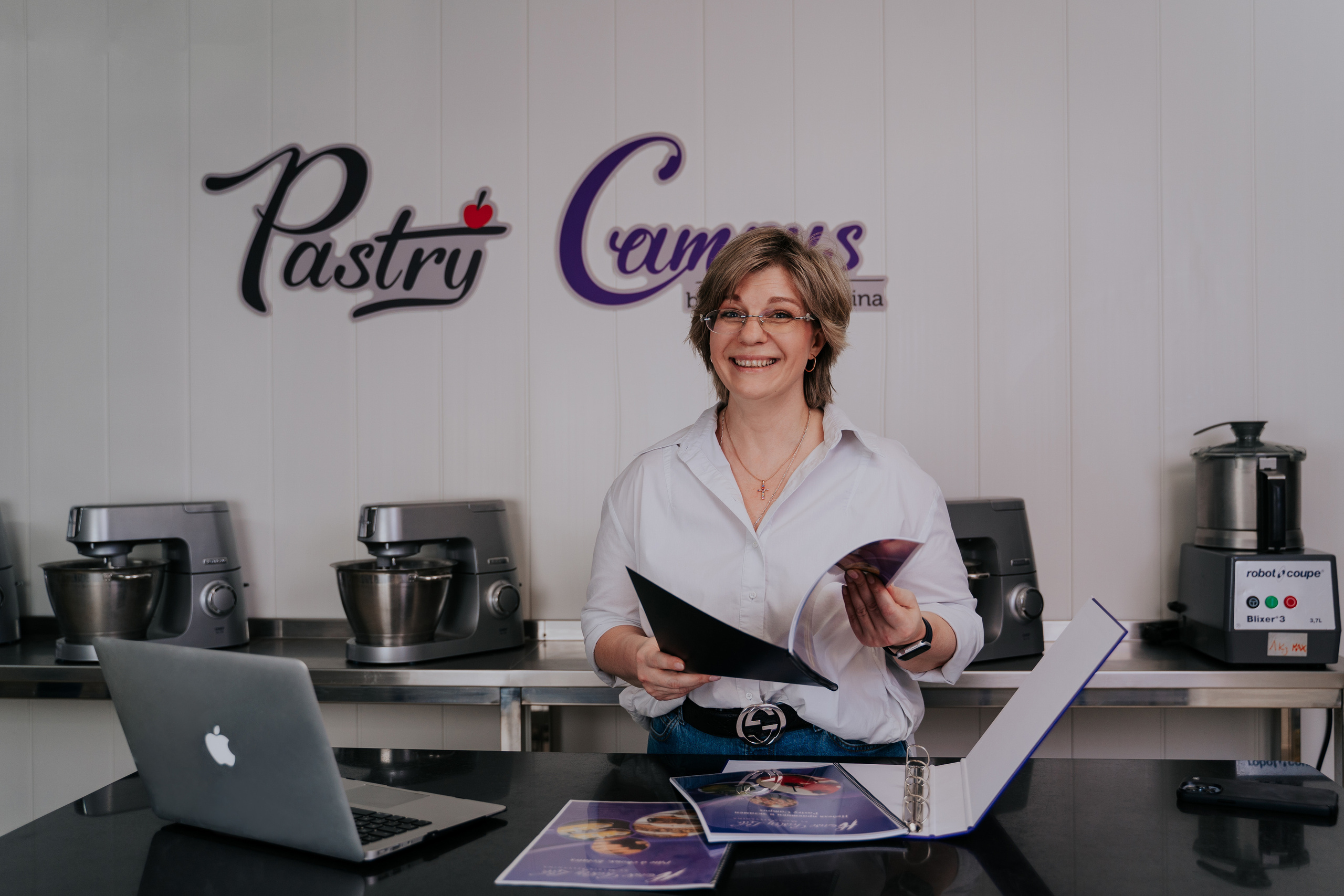 Maria Selyanina Pastry Campus online school. Barcelona Brand Photographer and Videographer Oxana Dia