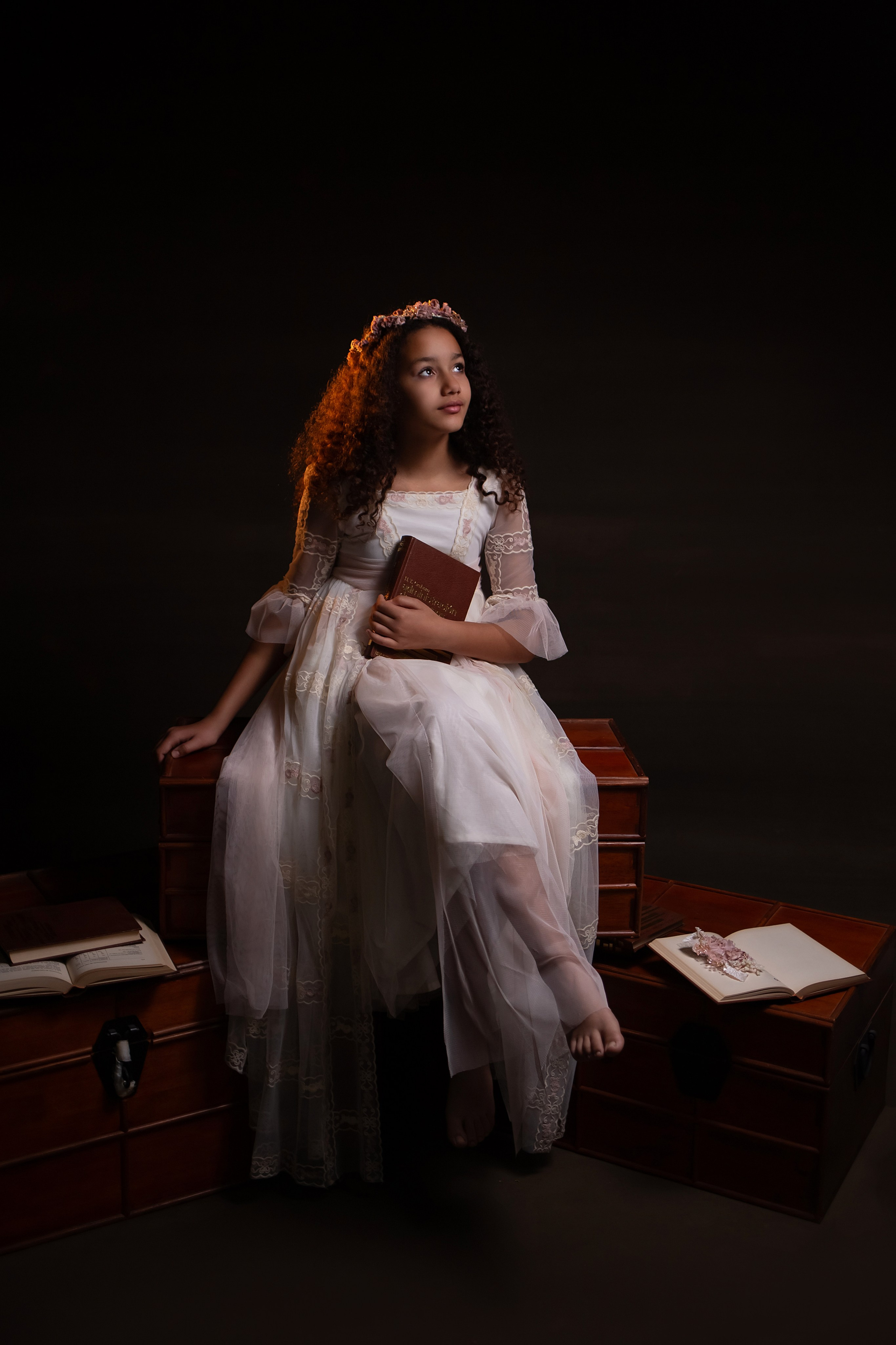 Comunión en el estudio. Профессиональный фотограф в Испании