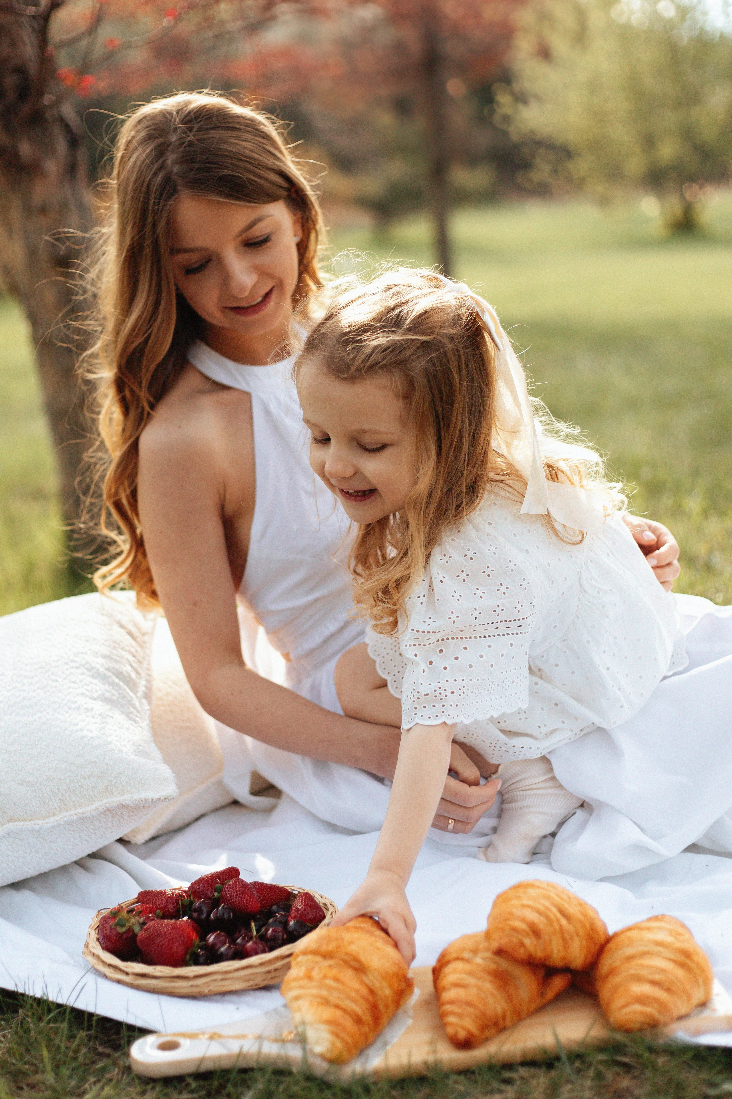 Mother & daughter story. Home