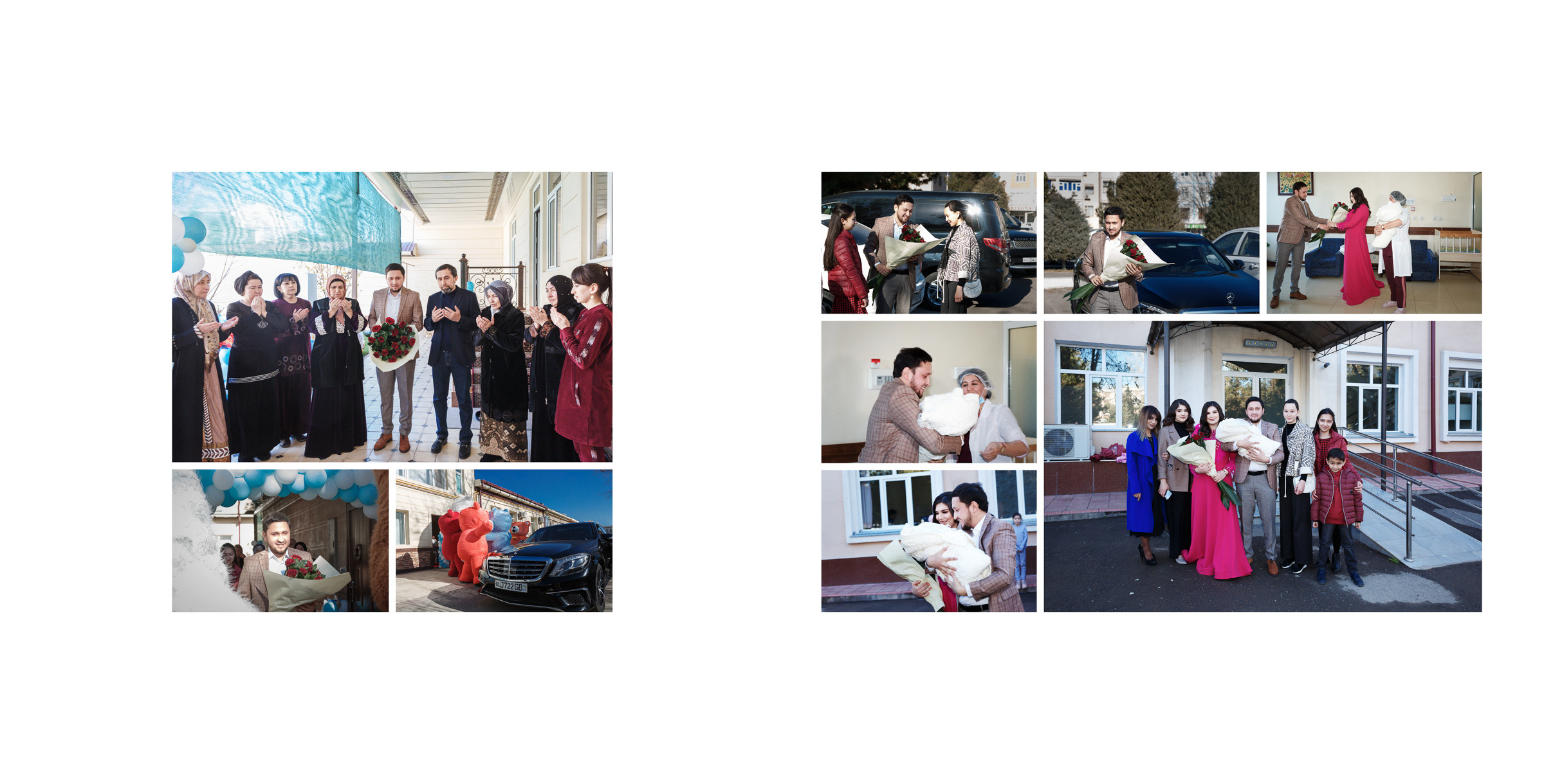 Выписка из роддома в Ташкенте, Узбекистан