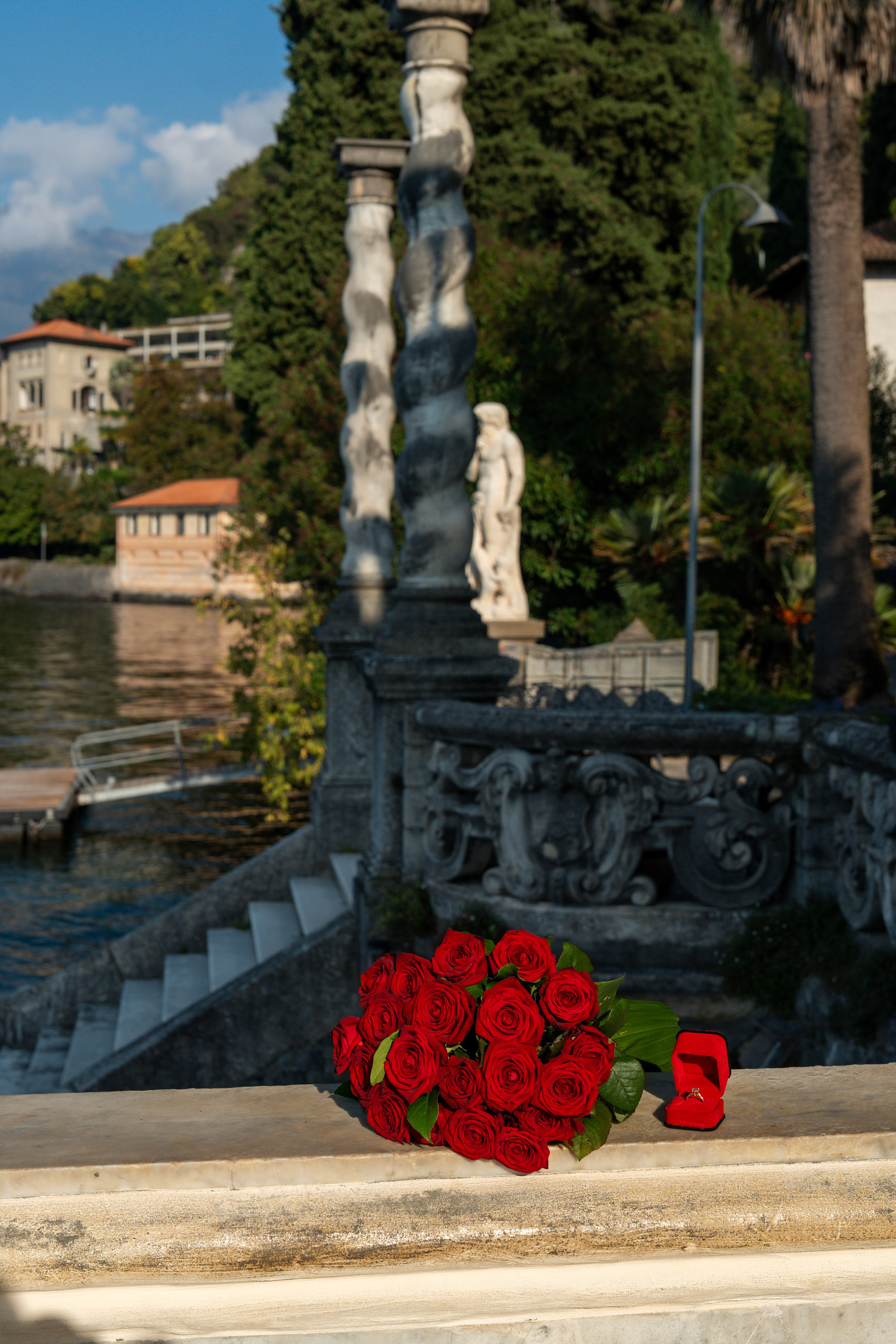 Villa Monastero proposal. Fotografo matrimonio Lago di Como Ferrari Media Production