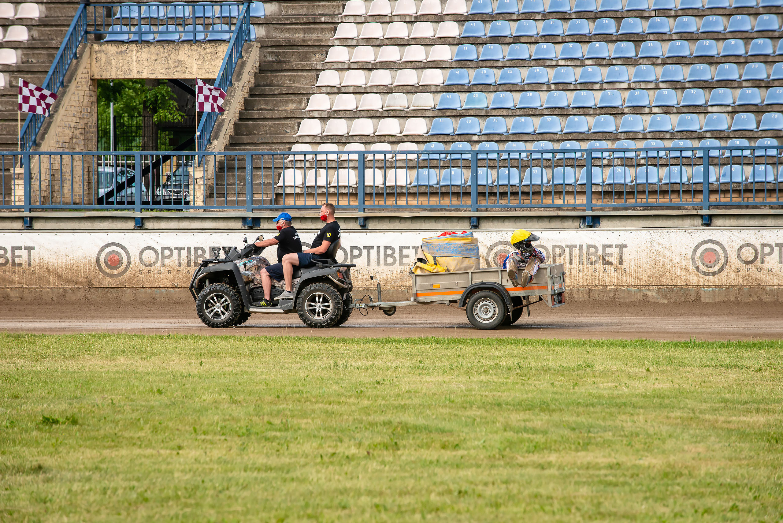 FIM Speedway U21 World Championship Qualifying Round 1 / 2021-06-12. Fotogrāfs Romualds Rubenis un Artemijs Stašāns