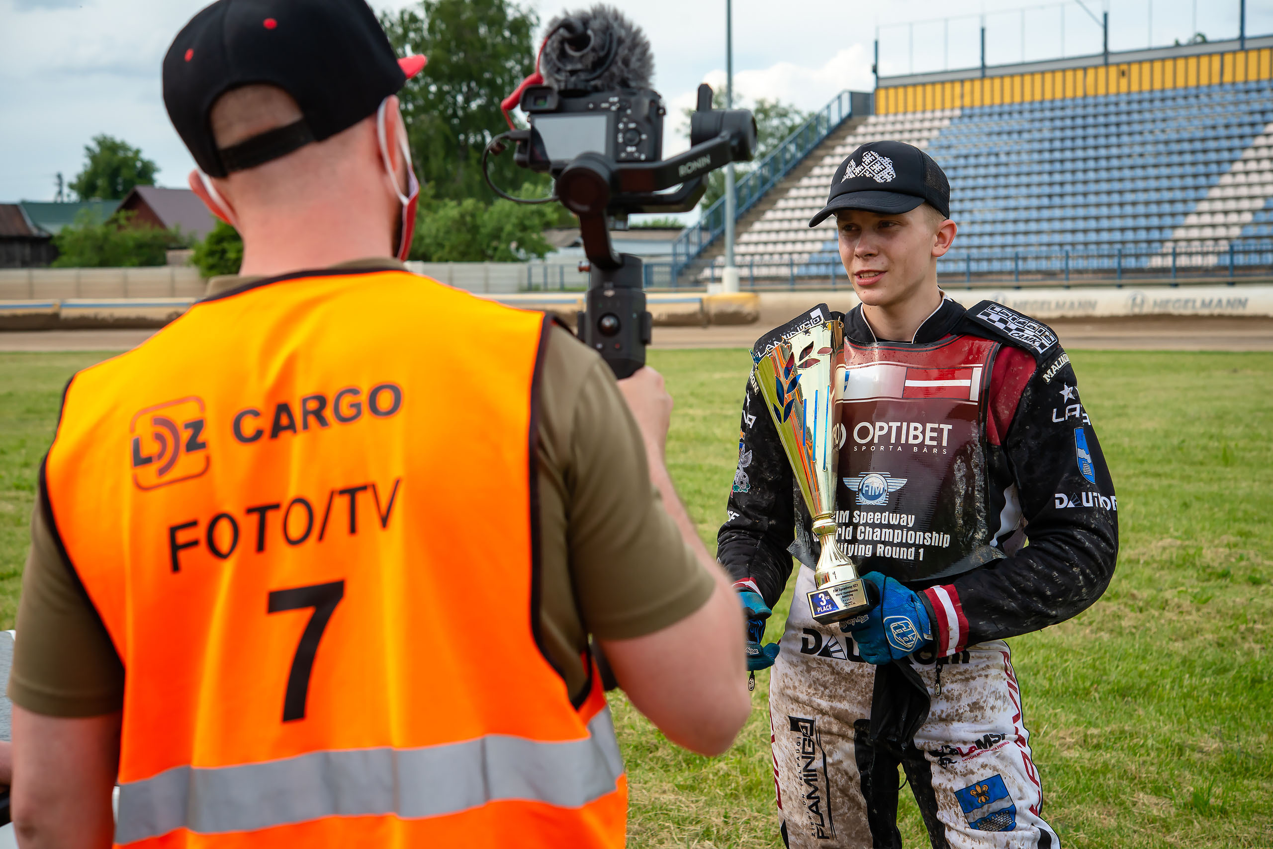 FIM Speedway U21 World Championship Qualifying Round 1 / 2021-06-12. Fotogrāfs Romualds Rubenis un Artemijs Stašāns