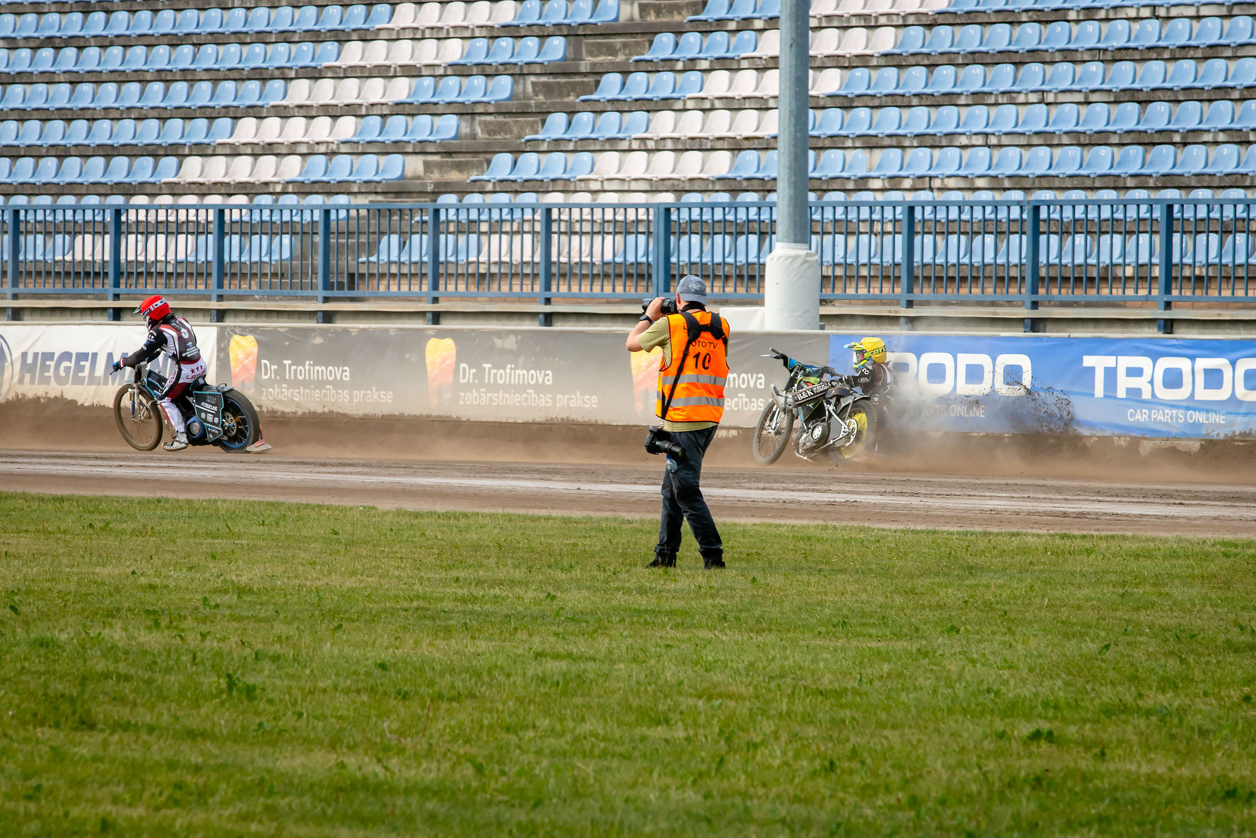 FIM Speedway U21 World Championship Qualifying Round 1 / 2021-06-12. Fotogrāfs Romualds Rubenis un Artemijs Stašāns