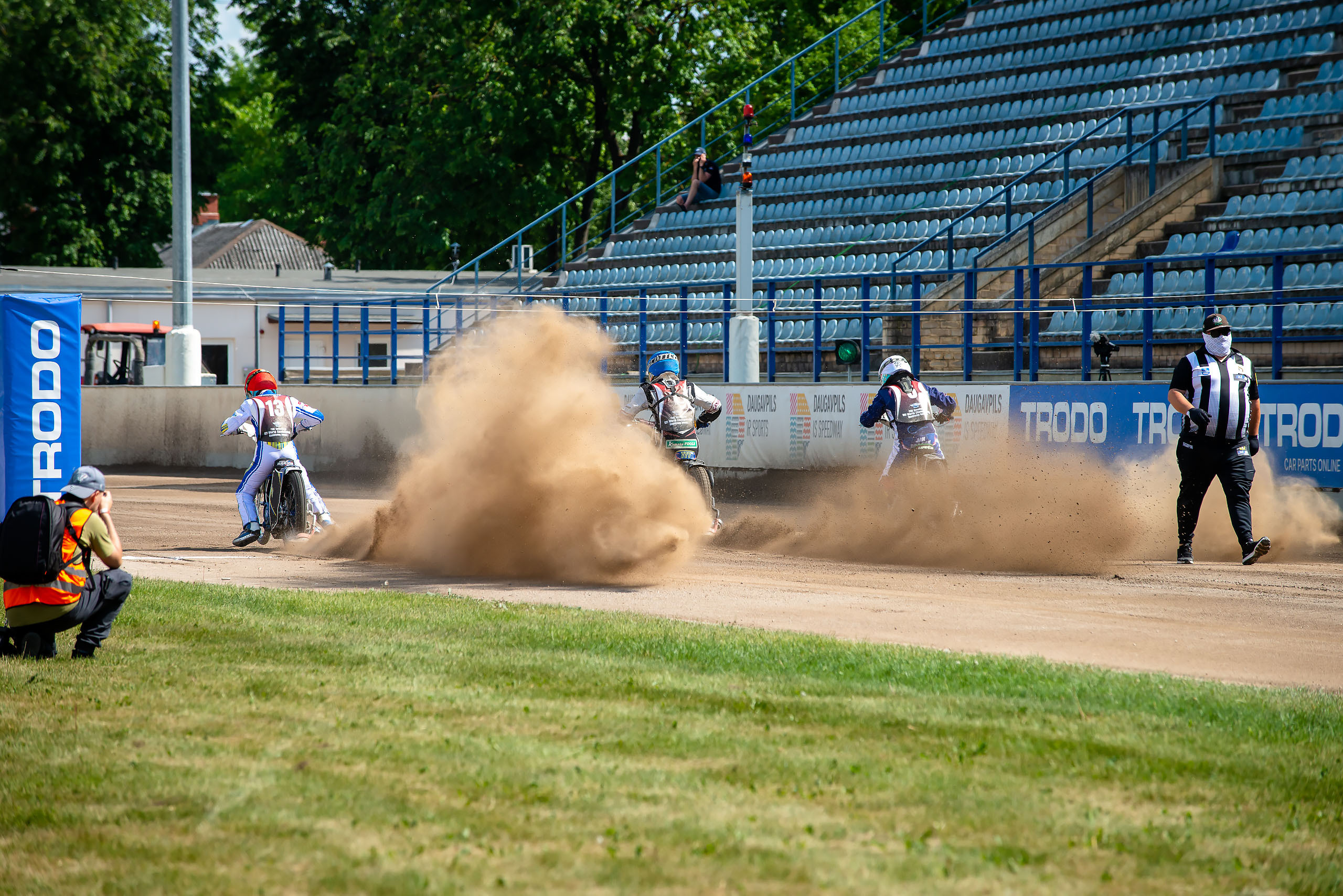 FIM Speedway U21 World Championship Qualifying Round 1 / 2021-06-12. Fotogrāfs Romualds Rubenis un Artemijs Stašāns