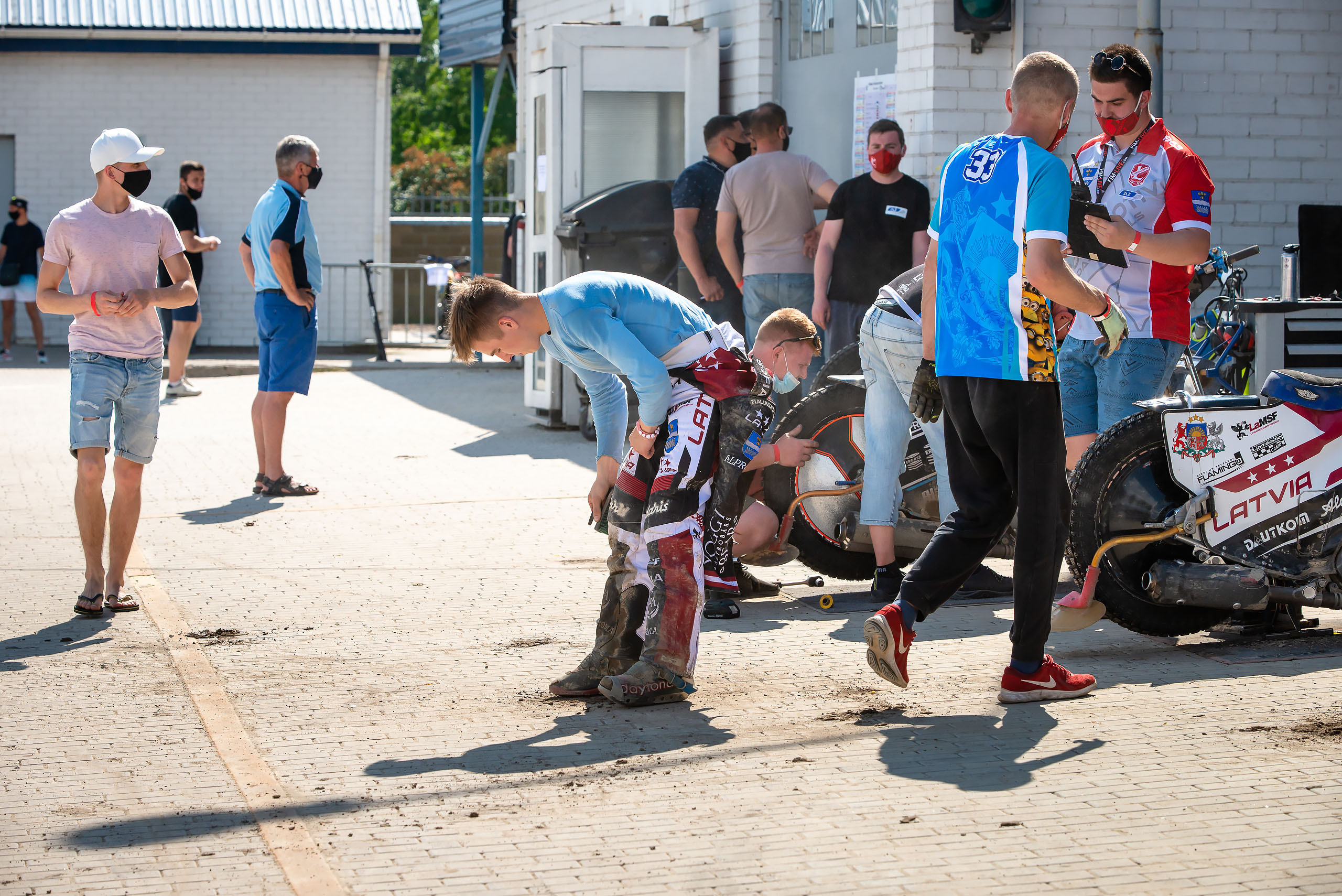 FIM Speedway U21 World Championship Qualifying Round 1 / 2021-06-12. Fotogrāfs Romualds Rubenis un Artemijs Stašāns
