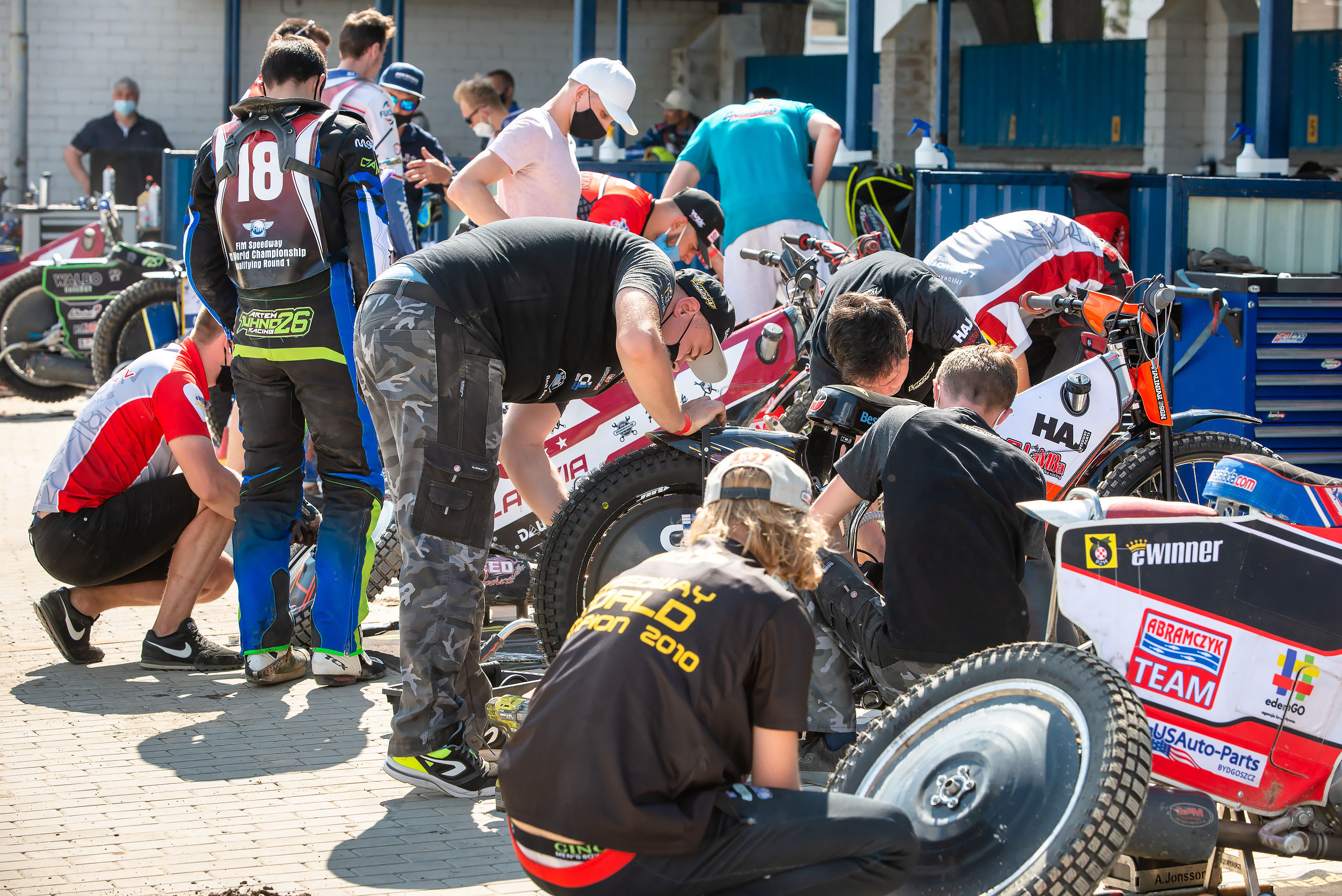 FIM Speedway U21 World Championship Qualifying Round 1 / 2021-06-12. Fotogrāfs Romualds Rubenis un Artemijs Stašāns