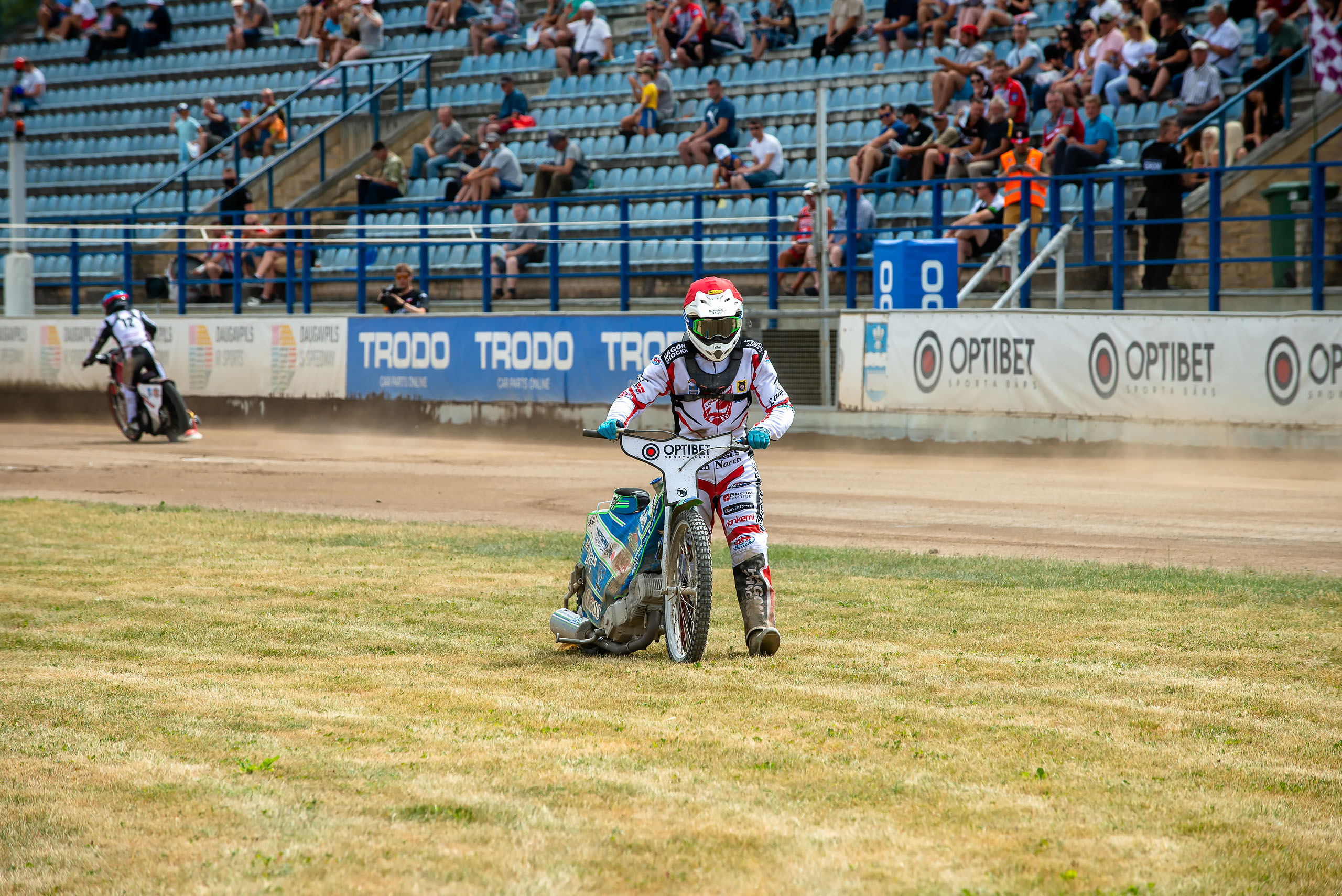Optibet Lokomotiv Daugavpils 55 — 34 SpecHouse PSŻ Poznań / 2021-07-04. Fotogrāfs Romualds Rubenis un Artemijs Stašāns