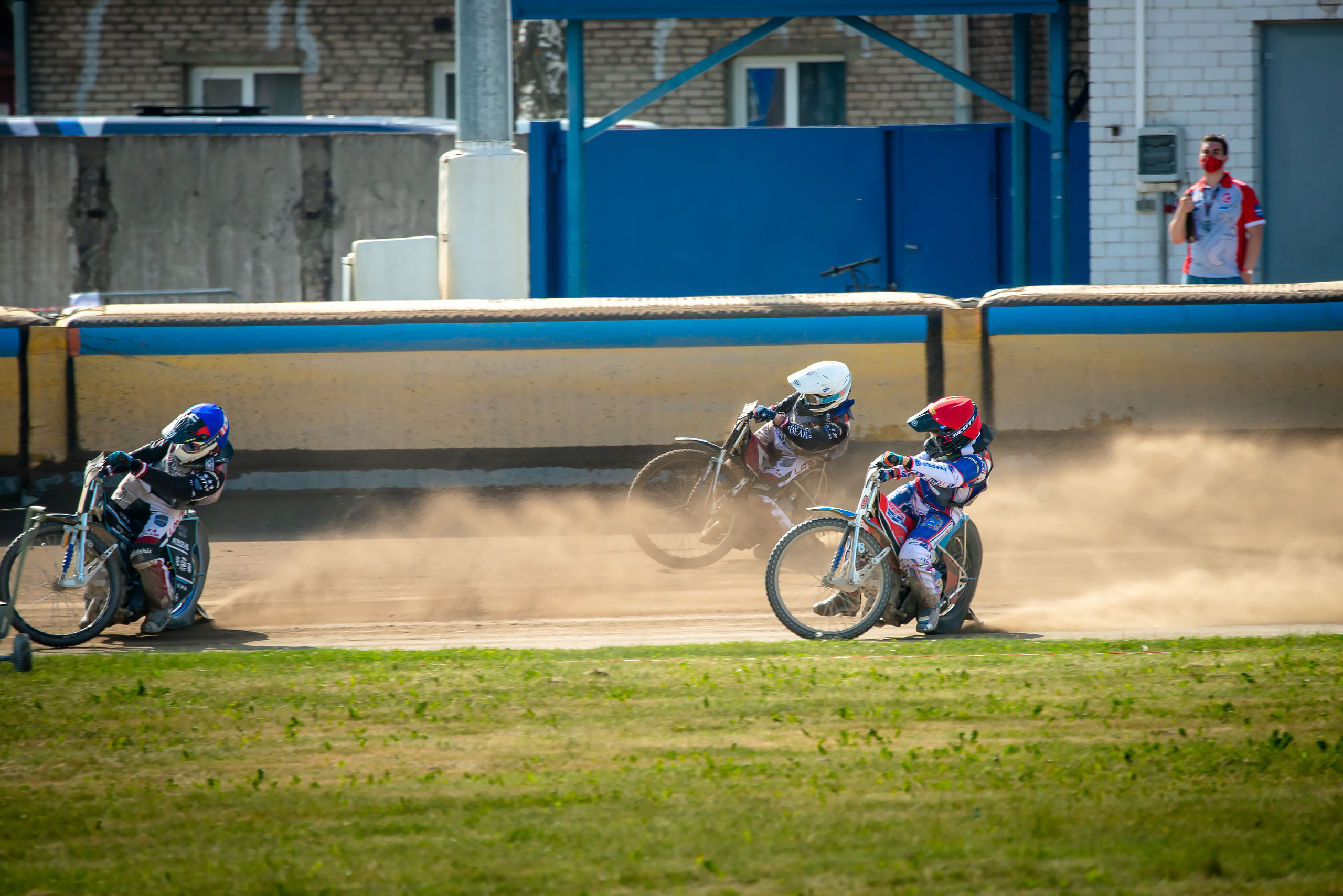 FIM Speedway U21 World Championship Qualifying Round 1 / 2021-06-12. Fotogrāfs Romualds Rubenis un Artemijs Stašāns