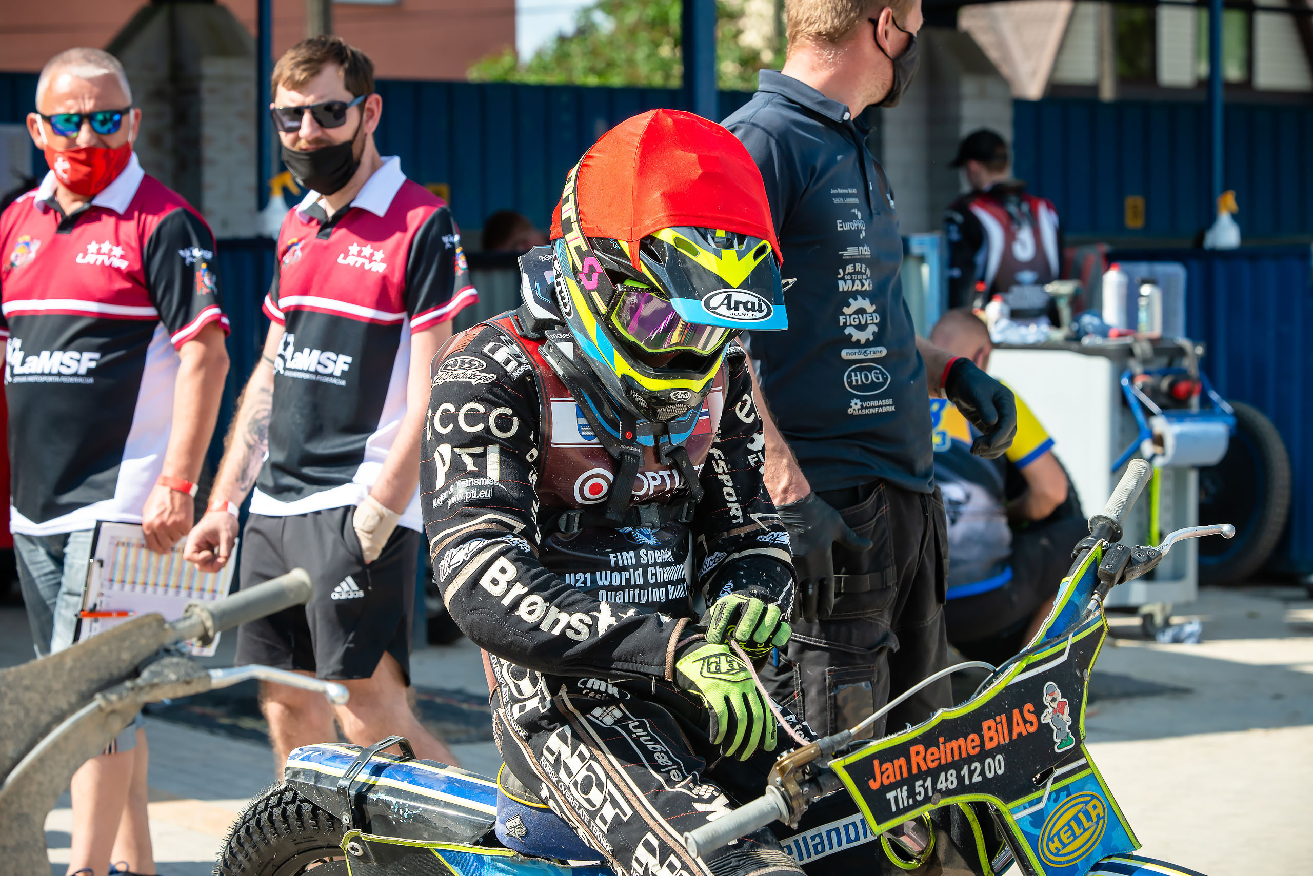 FIM Speedway U21 World Championship Qualifying Round 1 / 2021-06-12. Fotogrāfs Romualds Rubenis un Artemijs Stašāns