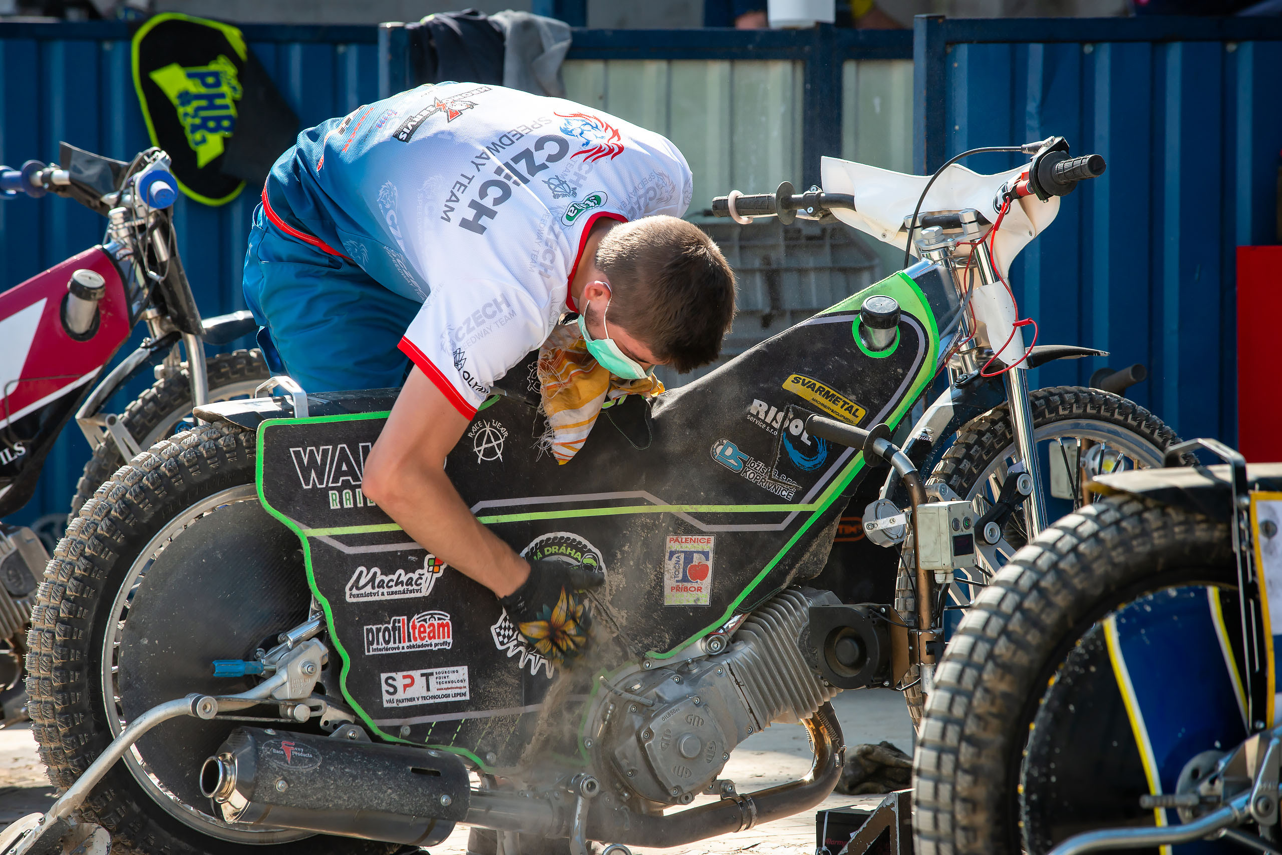 FIM Speedway U21 World Championship Qualifying Round 1 / 2021-06-12. Fotogrāfs Romualds Rubenis un Artemijs Stašāns