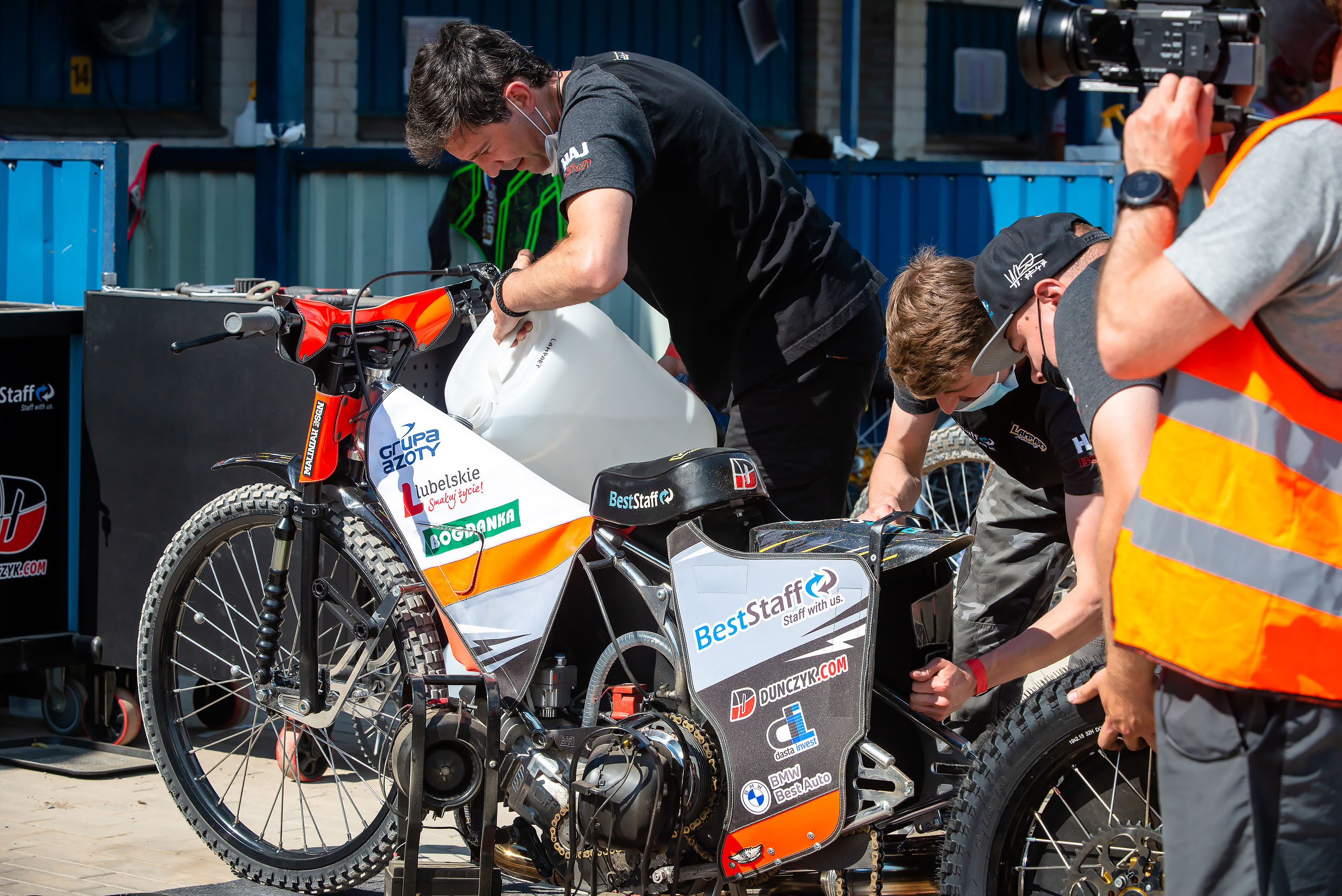 FIM Speedway U21 World Championship Qualifying Round 1 / 2021-06-12. Fotogrāfs Romualds Rubenis un Artemijs Stašāns