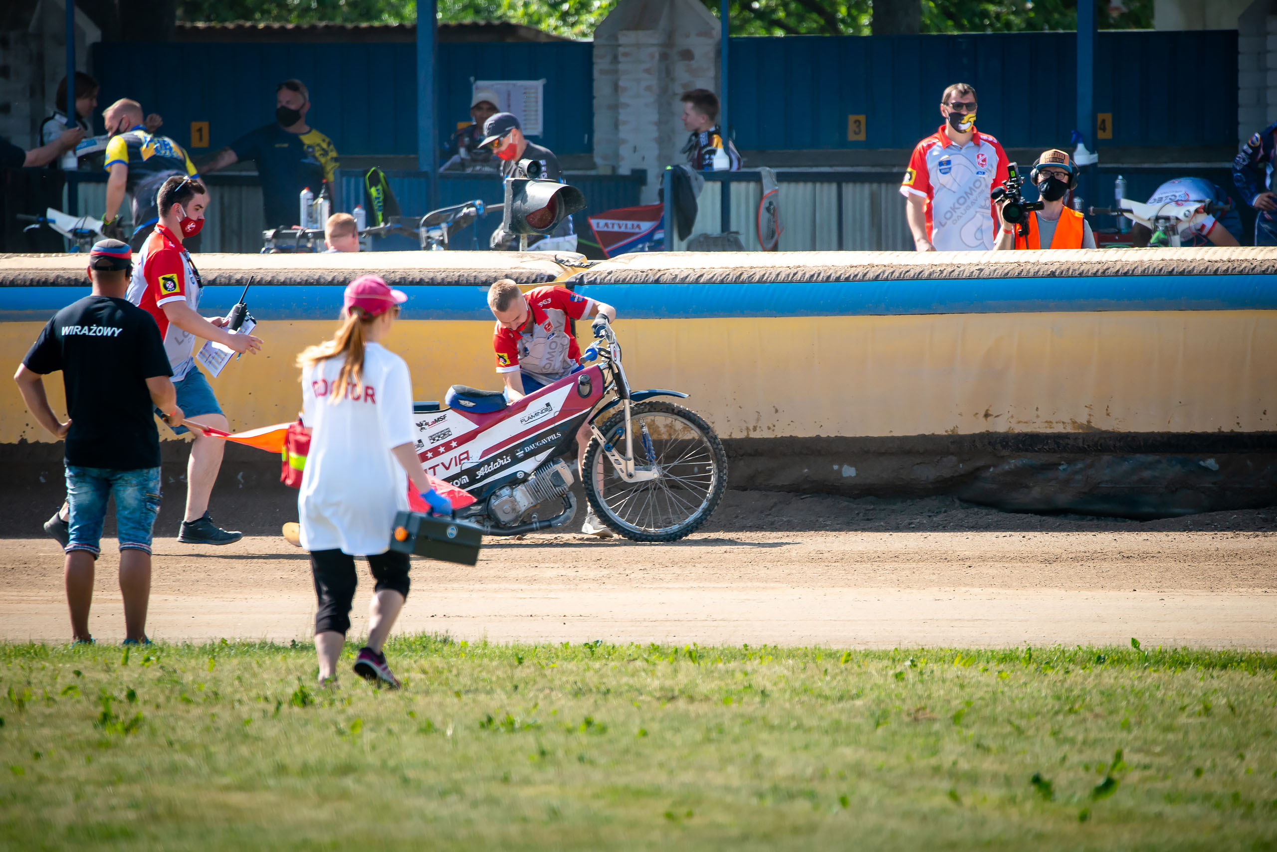 FIM Speedway U21 World Championship Qualifying Round 1 / 2021-06-12. Fotogrāfs Romualds Rubenis un Artemijs Stašāns