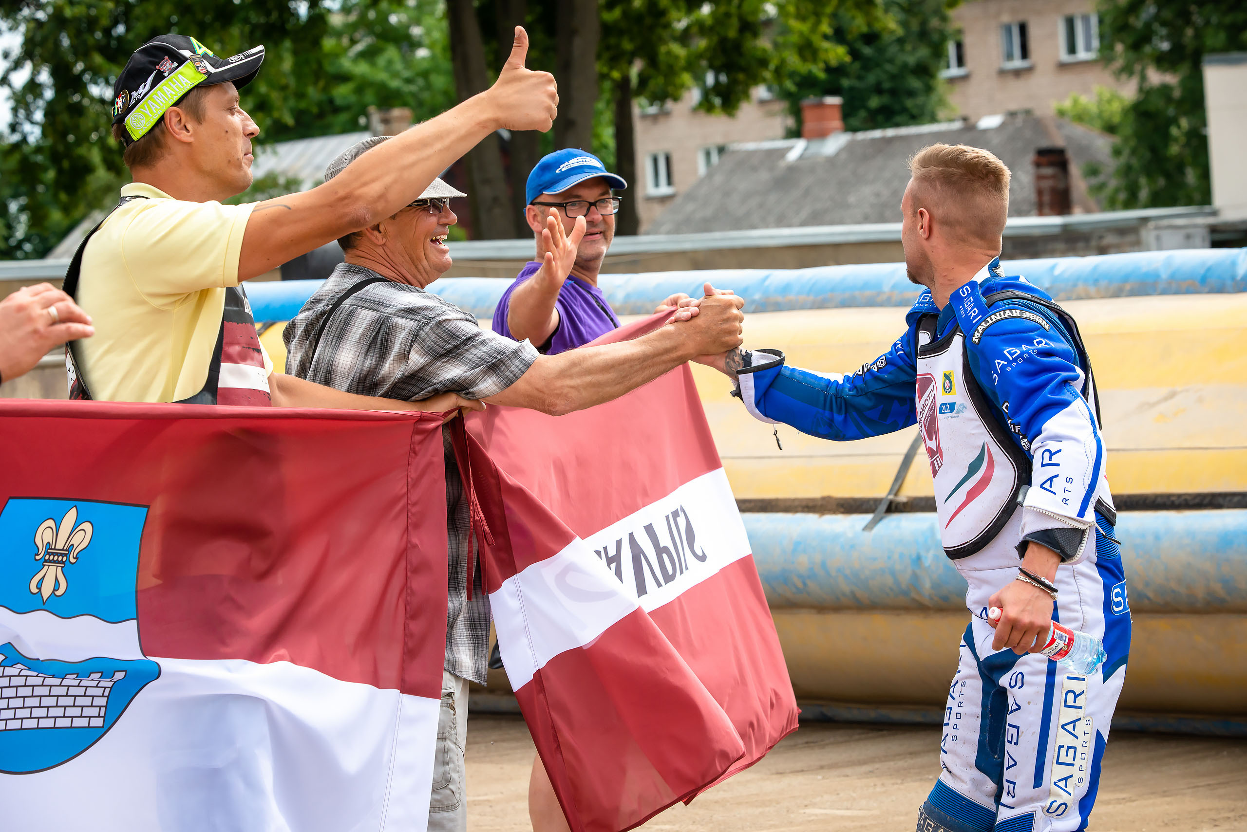 Optibet Lokomotiv Daugavpils 55 — 34 SpecHouse PSŻ Poznań / 2021-07-04. Fotogrāfs Romualds Rubenis un Artemijs Stašāns