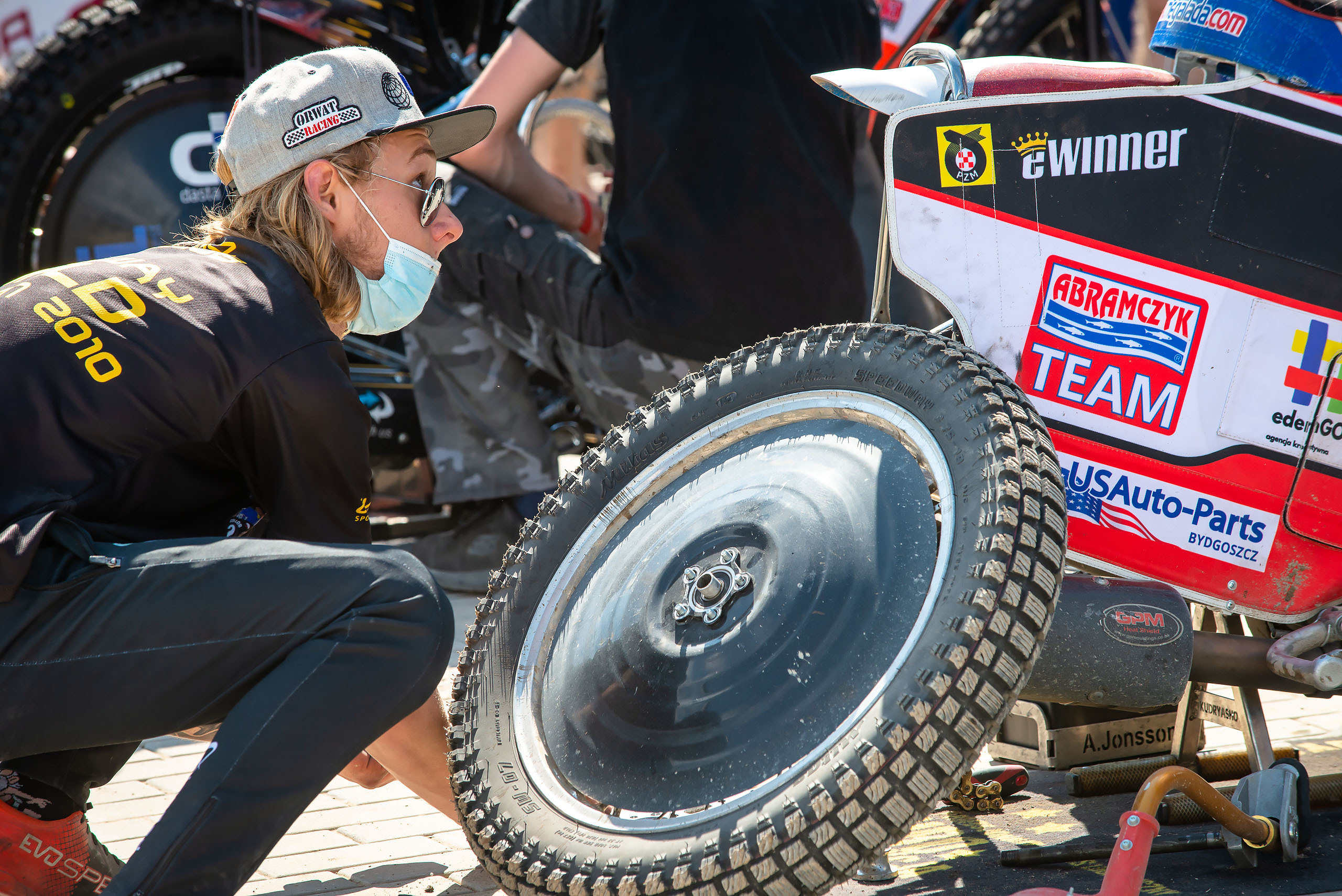 FIM Speedway U21 World Championship Qualifying Round 1 / 2021-06-12. Fotogrāfs Romualds Rubenis un Artemijs Stašāns