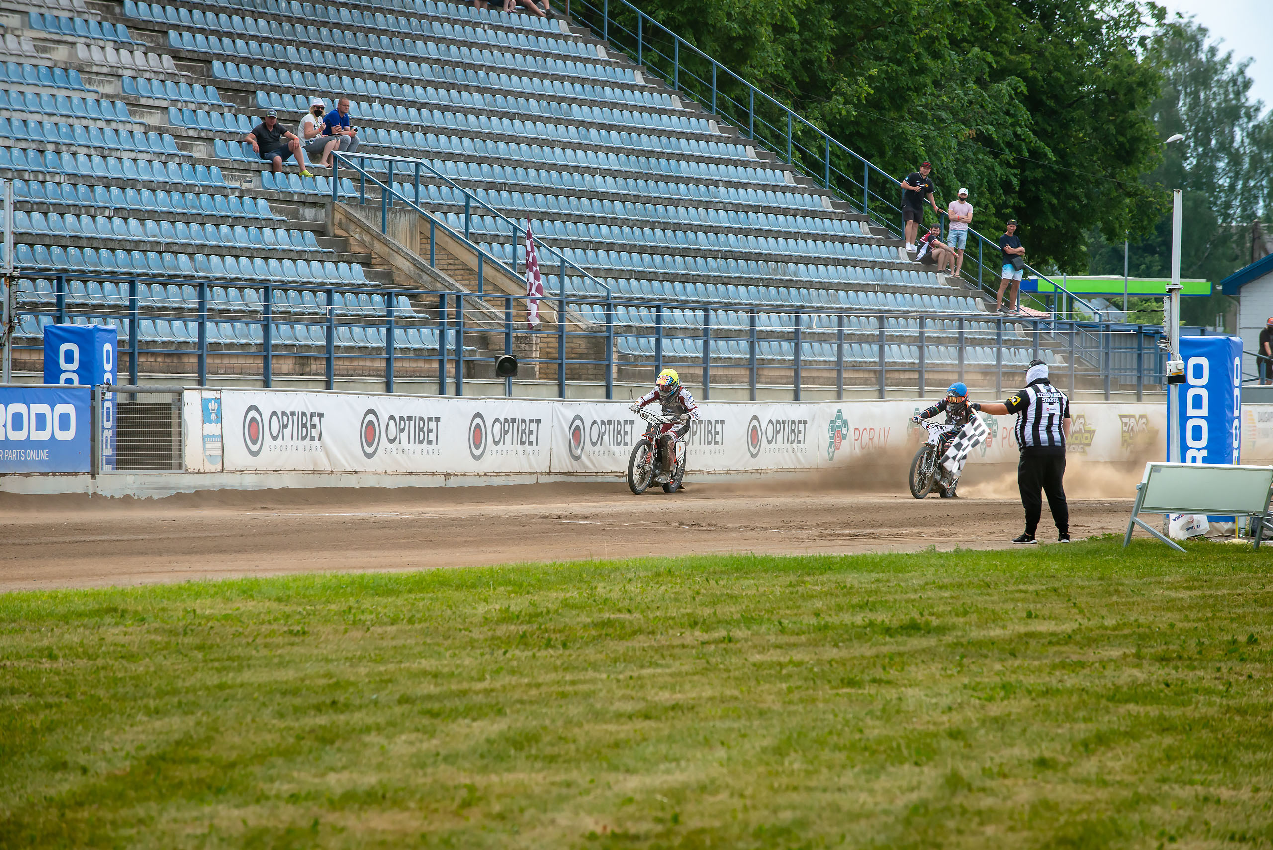 FIM Speedway U21 World Championship Qualifying Round 1 / 2021-06-12. Fotogrāfs Romualds Rubenis un Artemijs Stašāns
