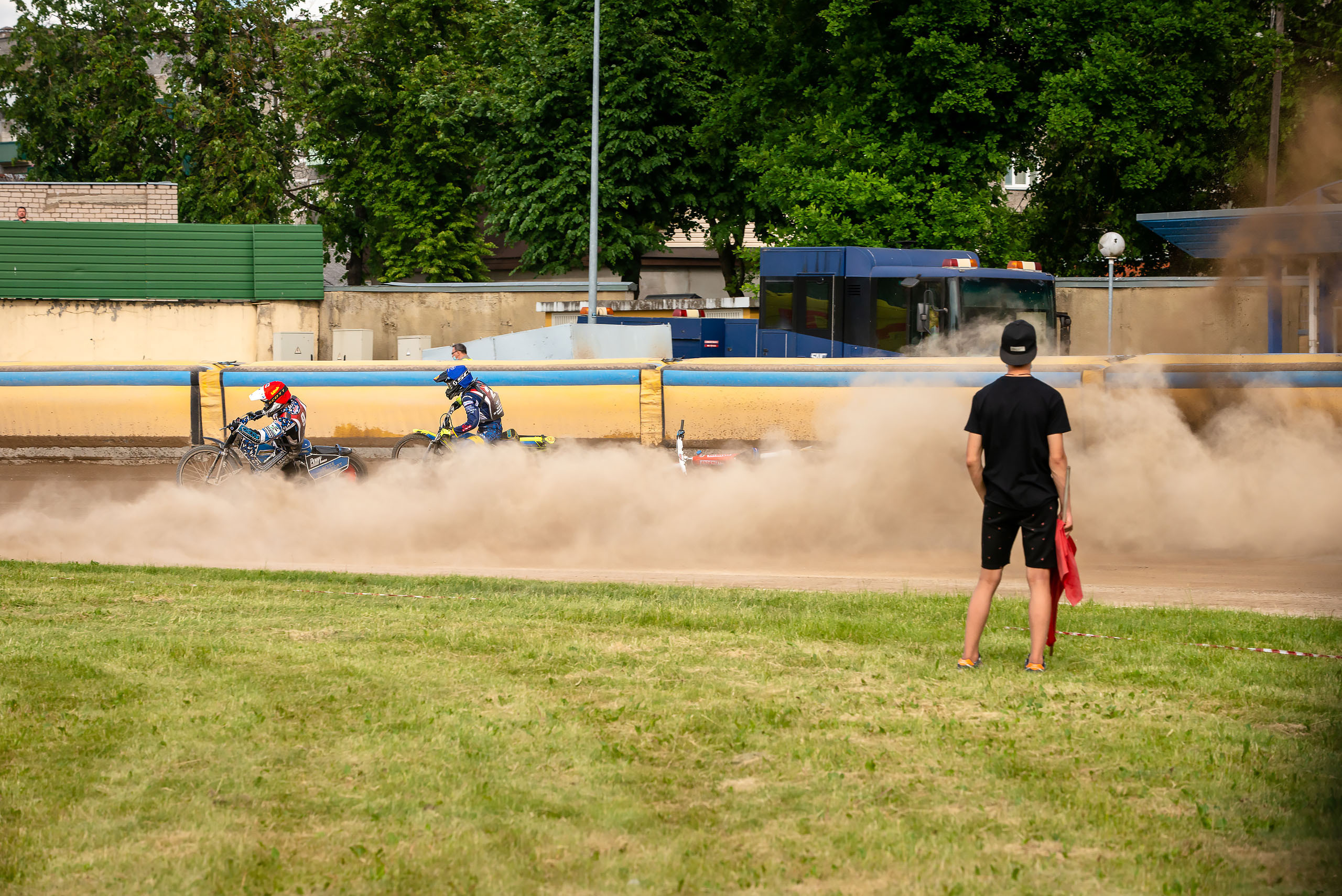 FIM Speedway U21 World Championship Qualifying Round 1 / 2021-06-12. Fotogrāfs Romualds Rubenis un Artemijs Stašāns