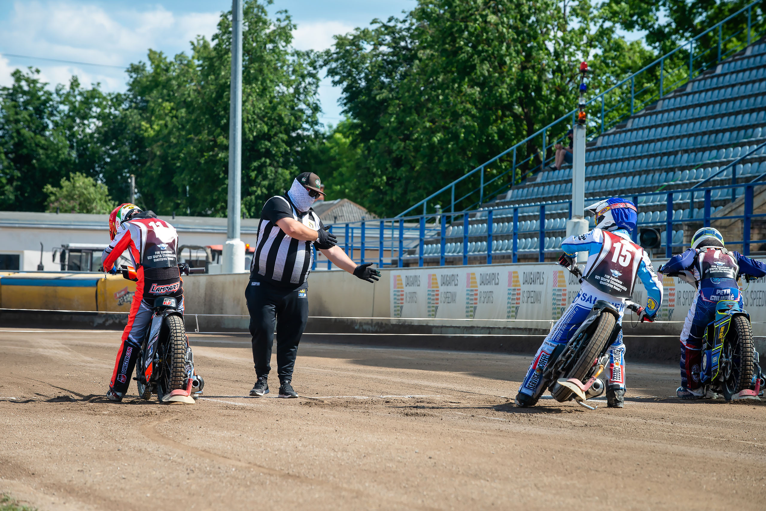 FIM Speedway U21 World Championship Qualifying Round 1 / 2021-06-12. Fotogrāfs Romualds Rubenis un Artemijs Stašāns
