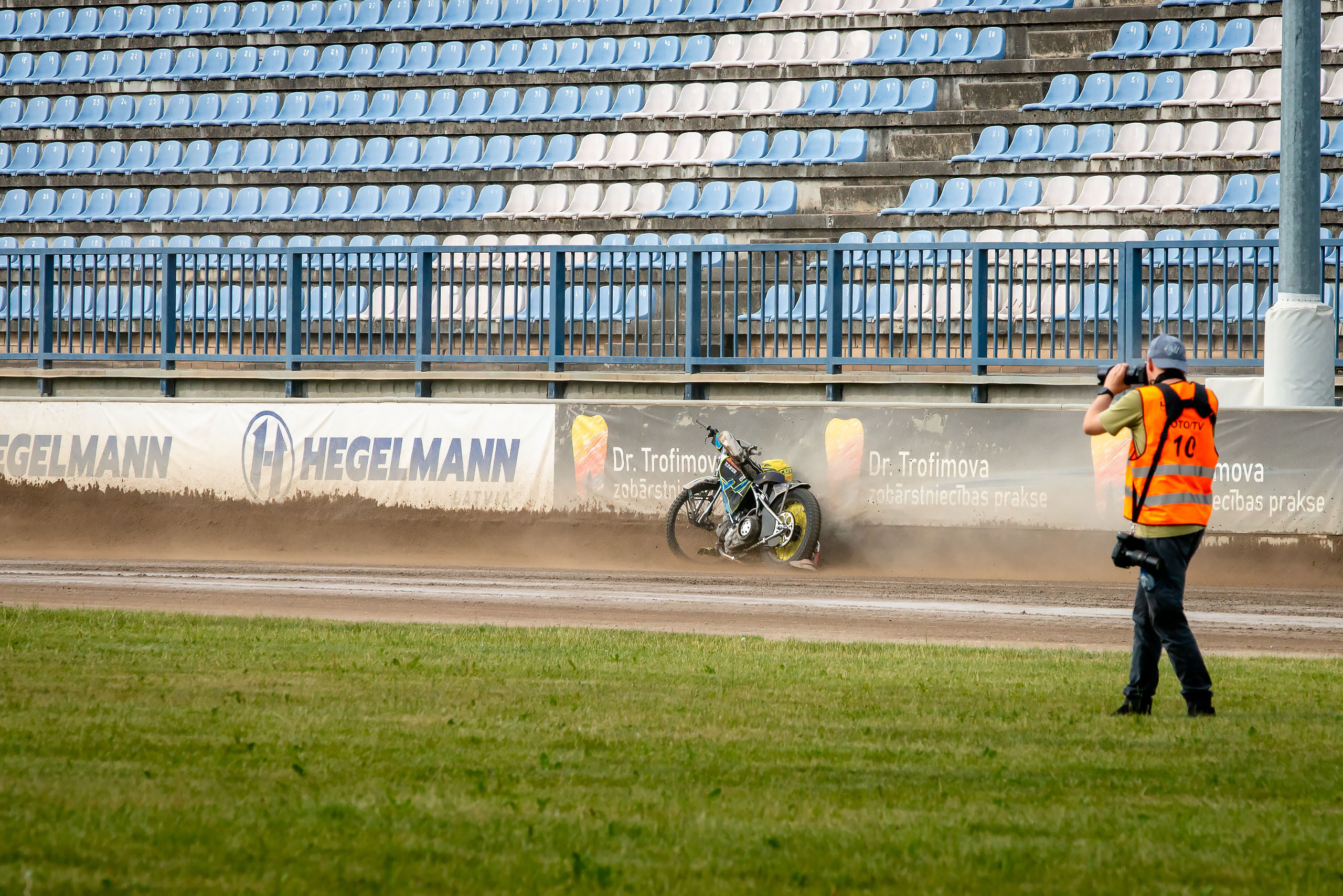 FIM Speedway U21 World Championship Qualifying Round 1 / 2021-06-12. Fotogrāfs Romualds Rubenis un Artemijs Stašāns