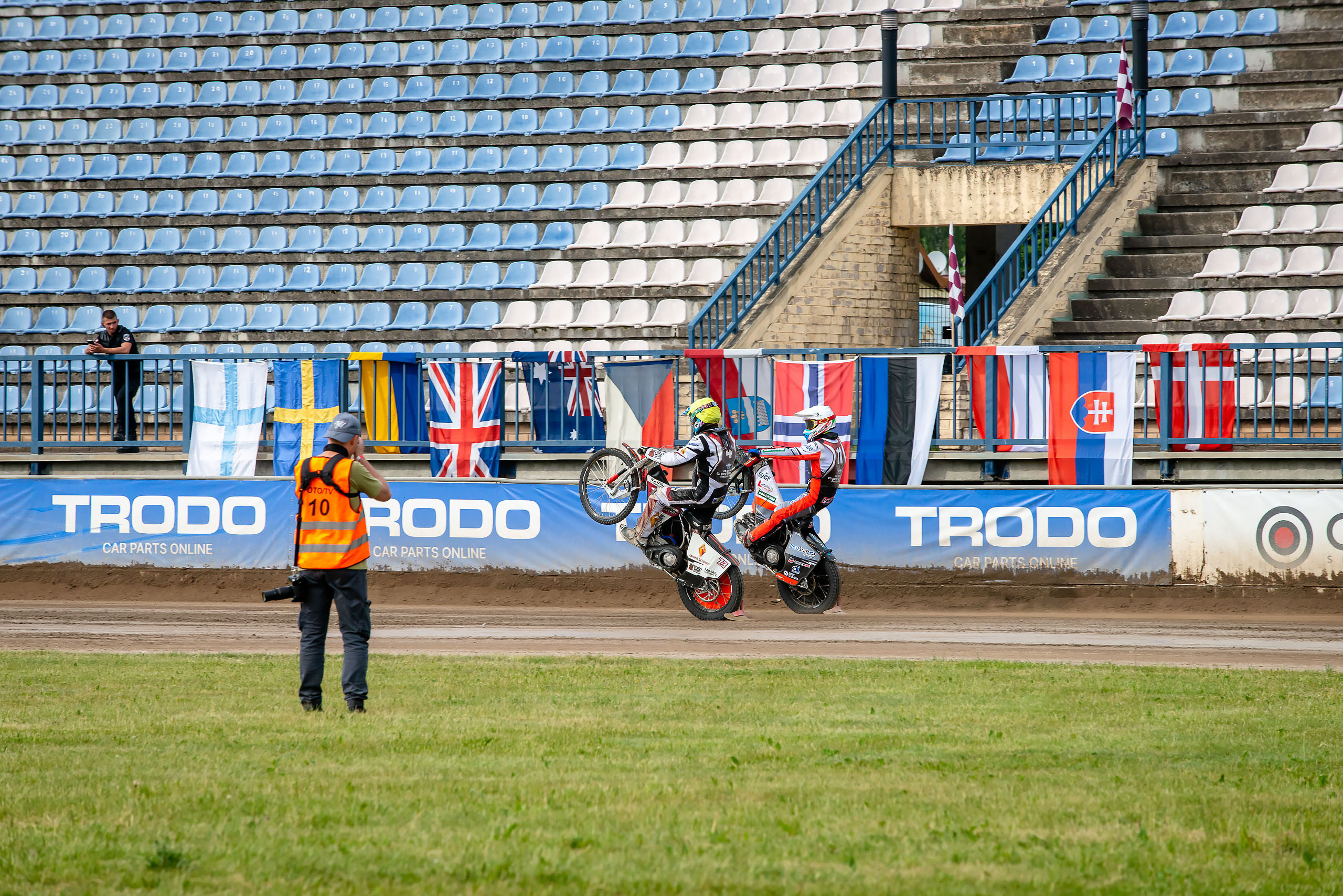 FIM Speedway U21 World Championship Qualifying Round 1 / 2021-06-12. Fotogrāfs Romualds Rubenis un Artemijs Stašāns