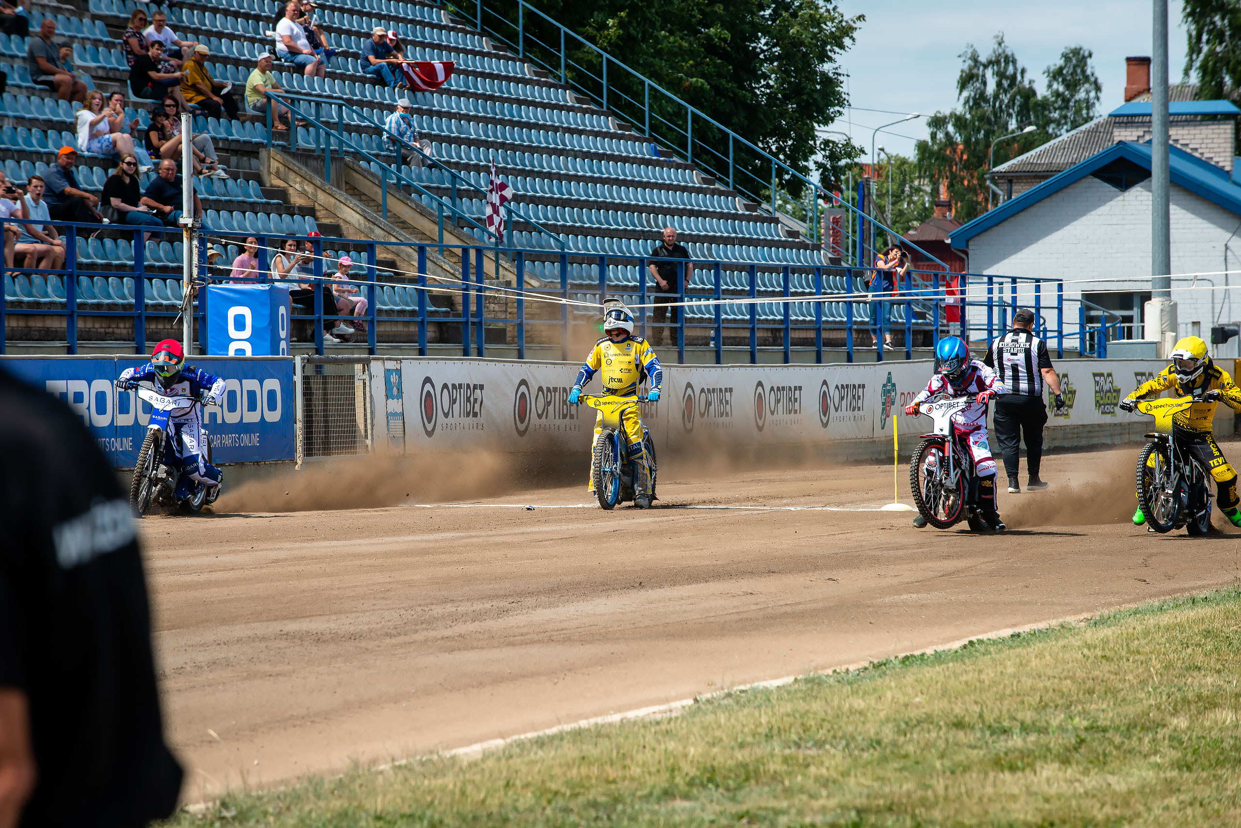 Optibet Lokomotiv Daugavpils 55 — 34 SpecHouse PSŻ Poznań / 2021-07-04. Fotogrāfs Romualds Rubenis un Artemijs Stašāns