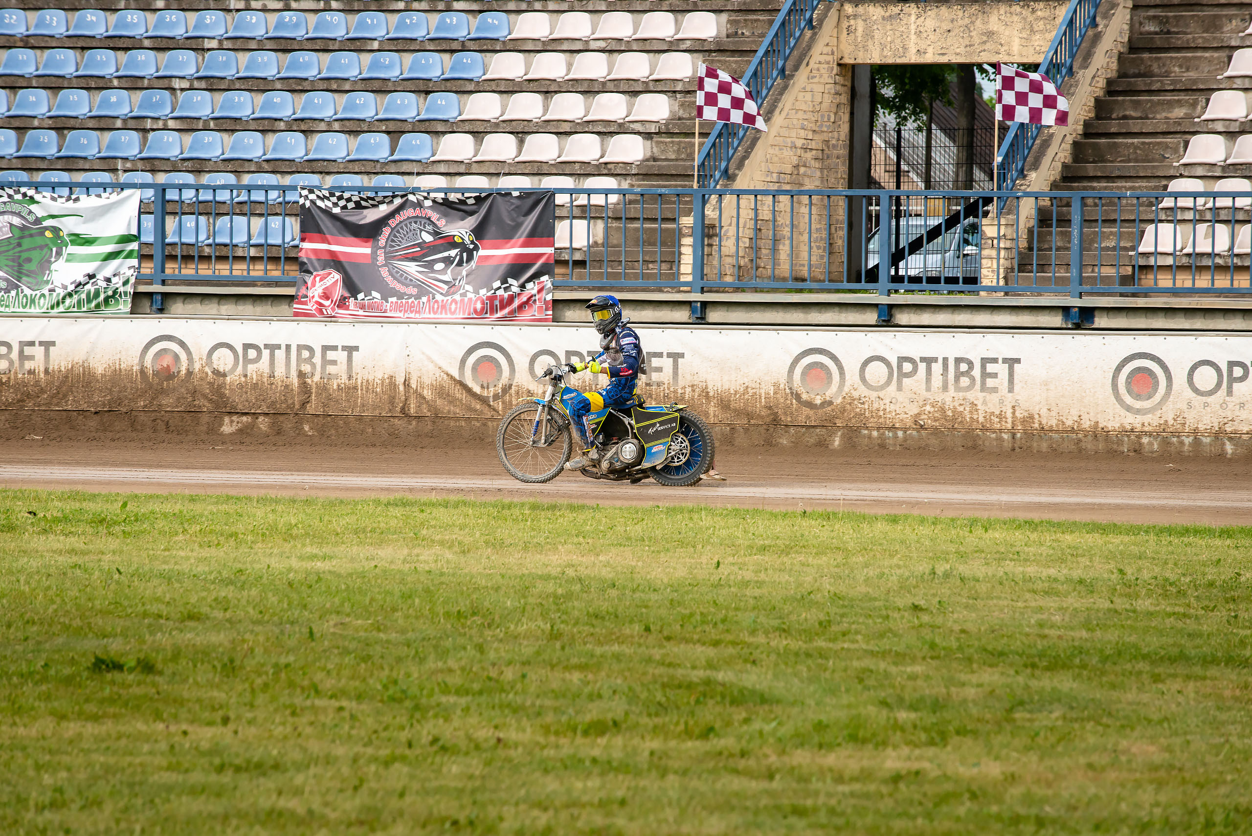 FIM Speedway U21 World Championship Qualifying Round 1 / 2021-06-12. Fotogrāfs Romualds Rubenis un Artemijs Stašāns