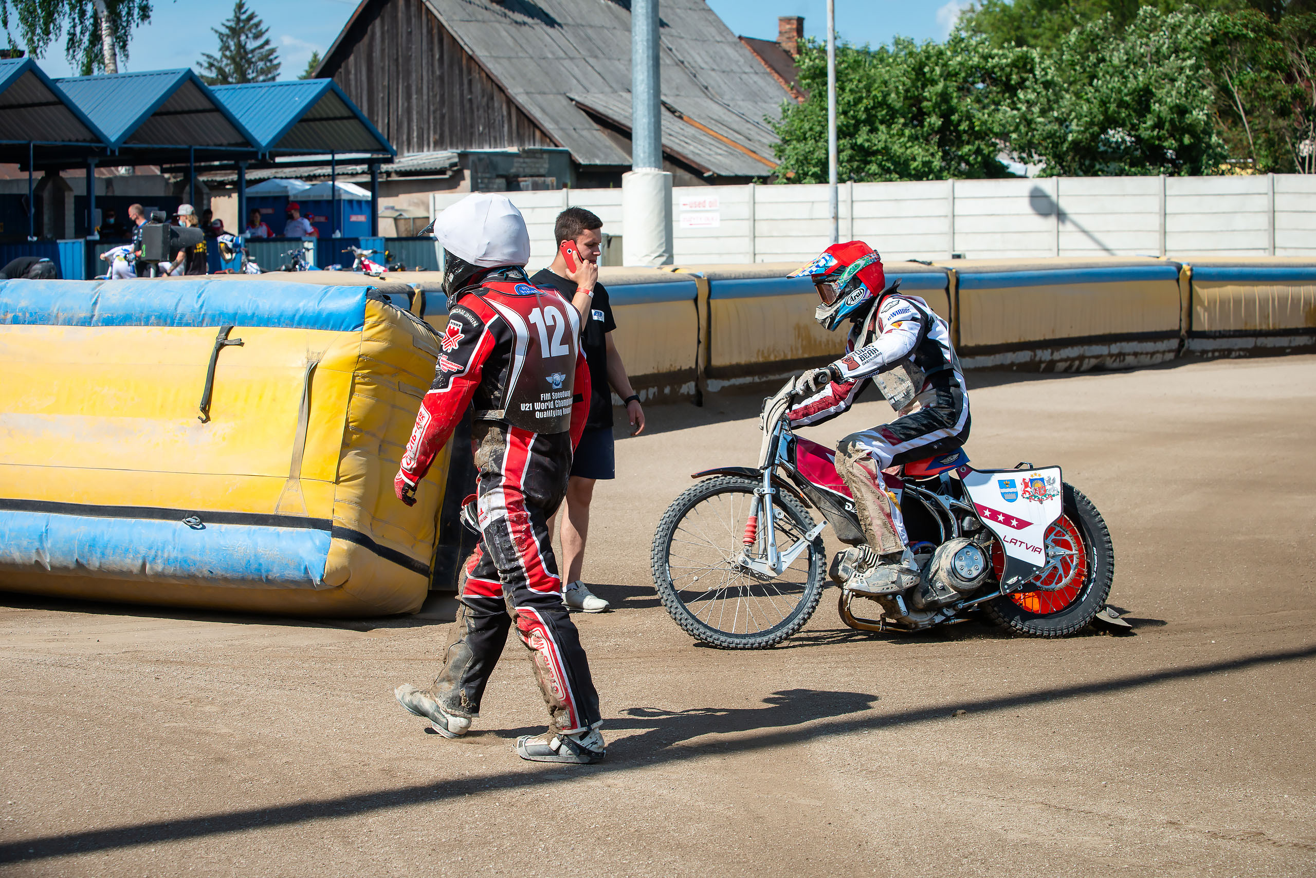 FIM Speedway U21 World Championship Qualifying Round 1 / 2021-06-12. Fotogrāfs Romualds Rubenis un Artemijs Stašāns