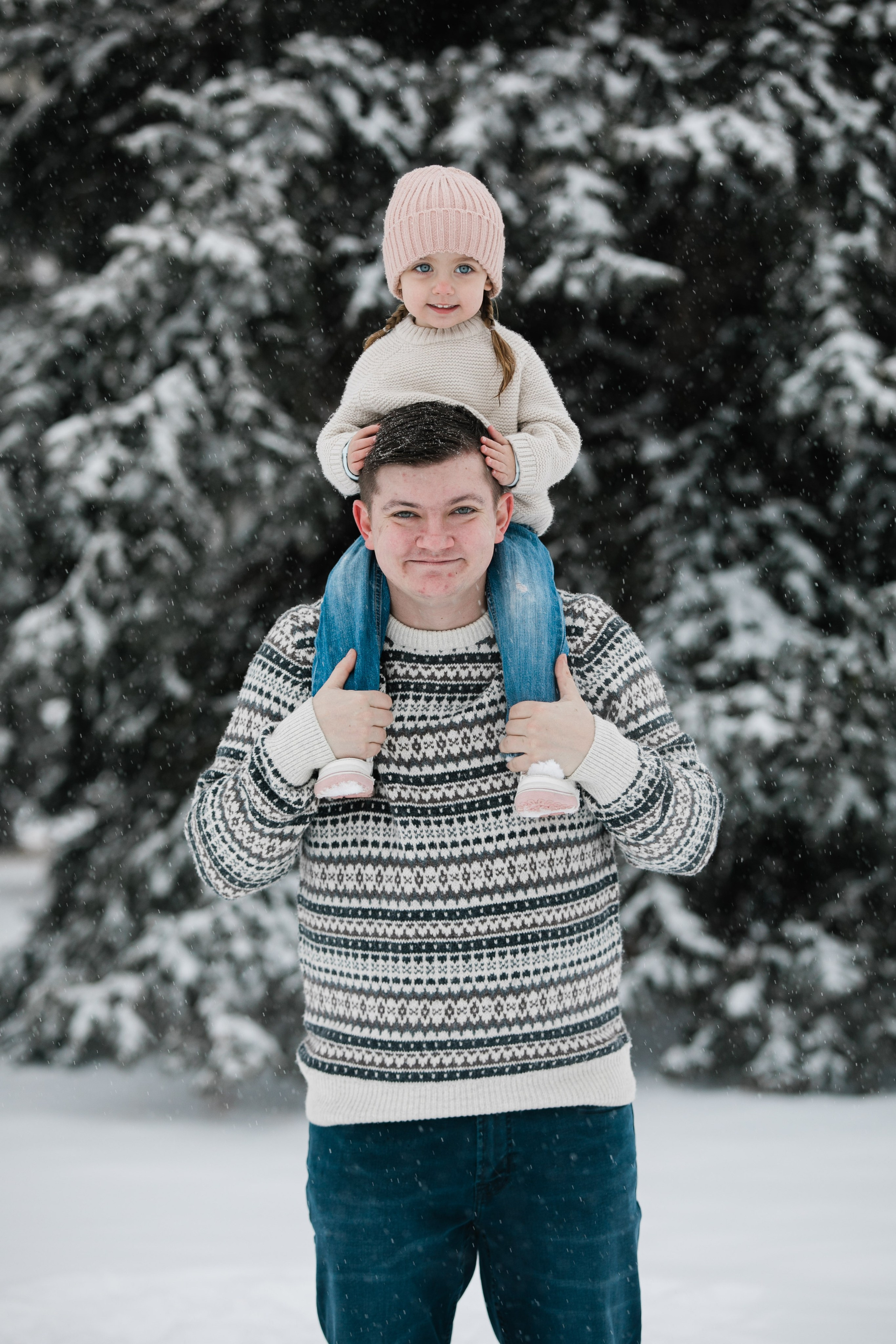 Zacher Winter Family Photos. Fotografía accesible en Calgary