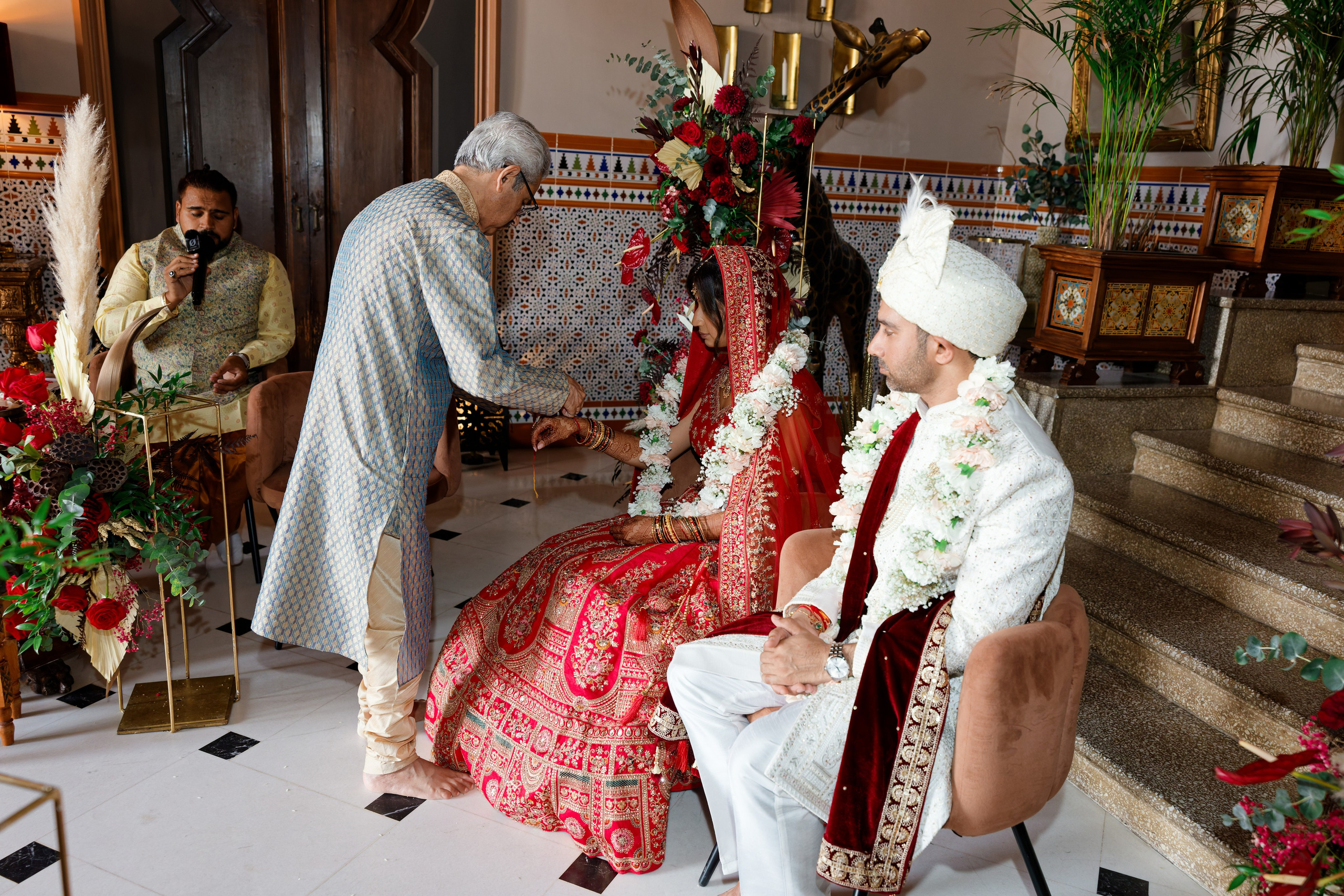Indian wedding at Gran Villa Rosa, Barcelona