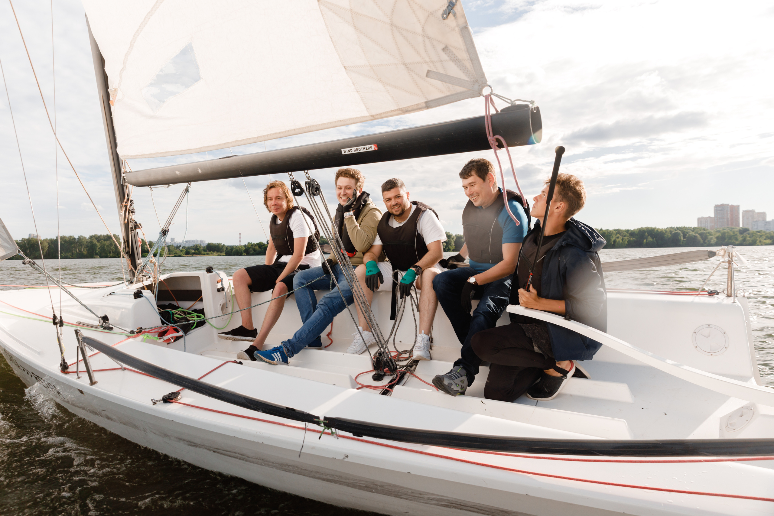 Yachting. Photographer in New York City