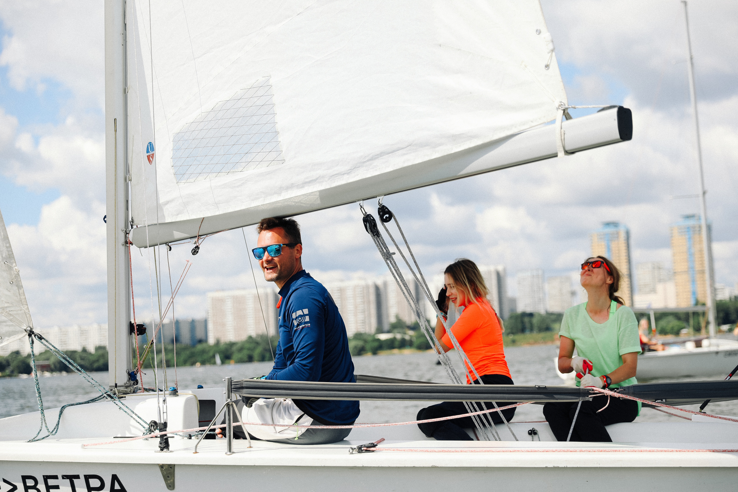 Yachting. Photographer in New York City