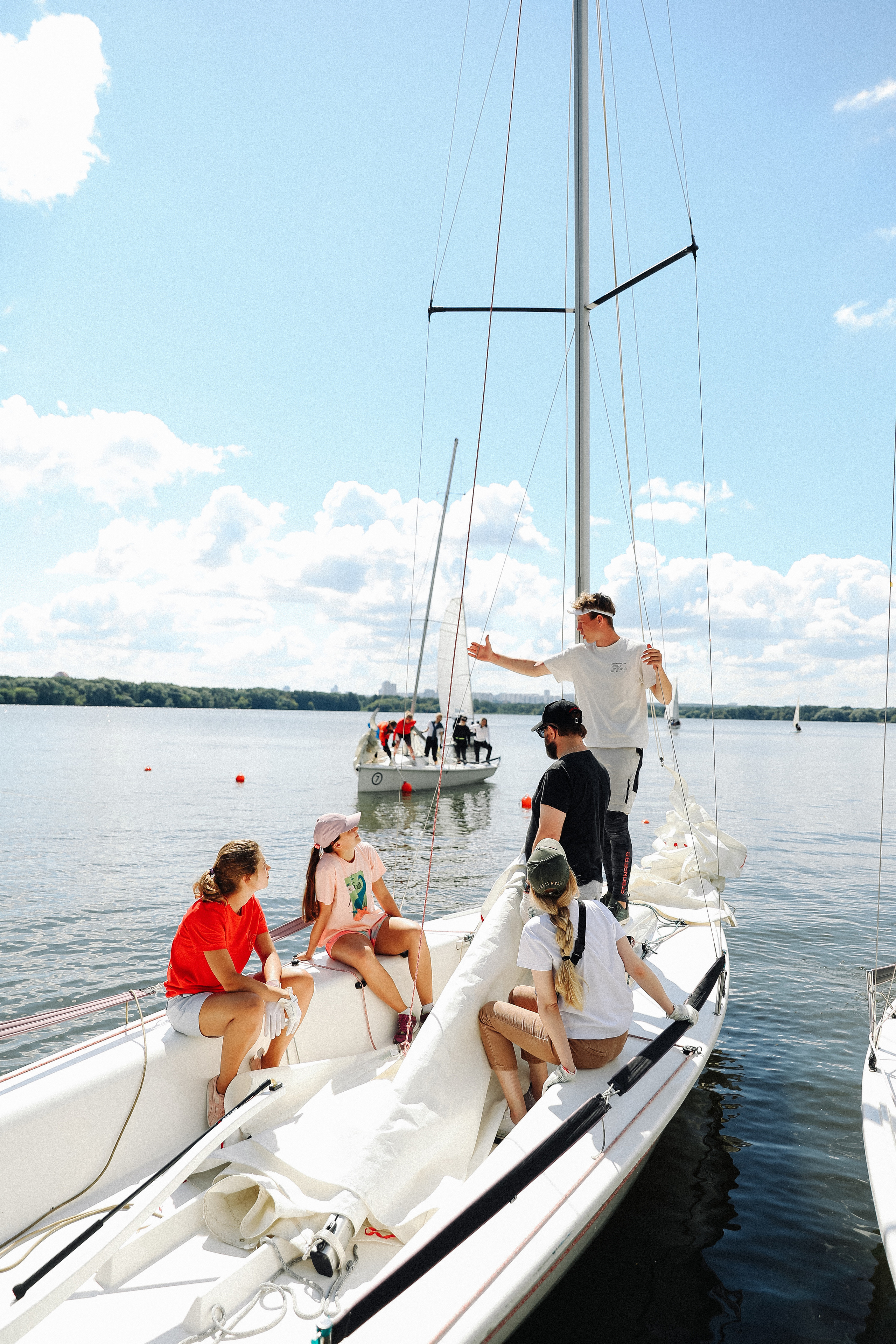 Yachting. Photographer in New York City