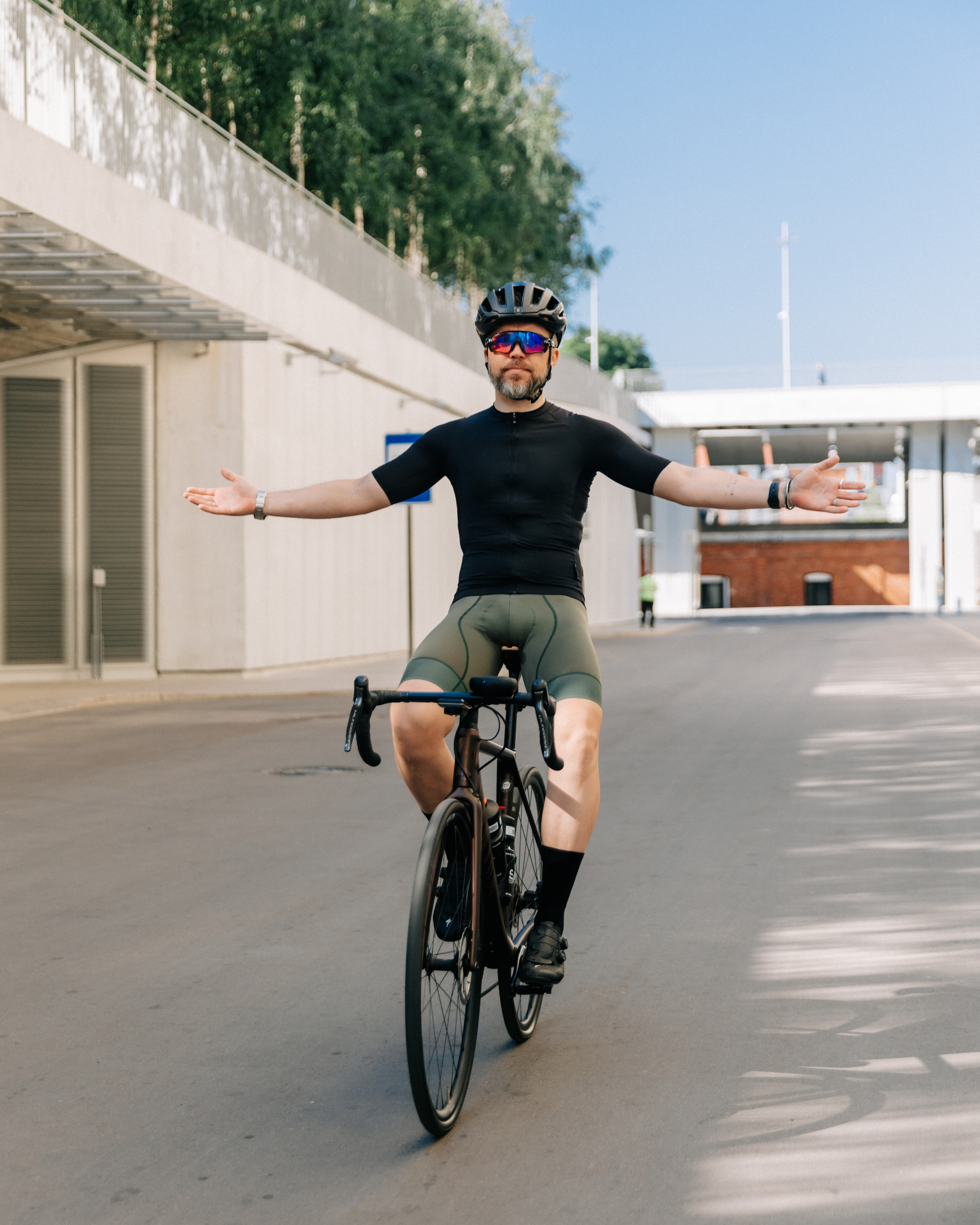 Cycling. Photographer in New York City