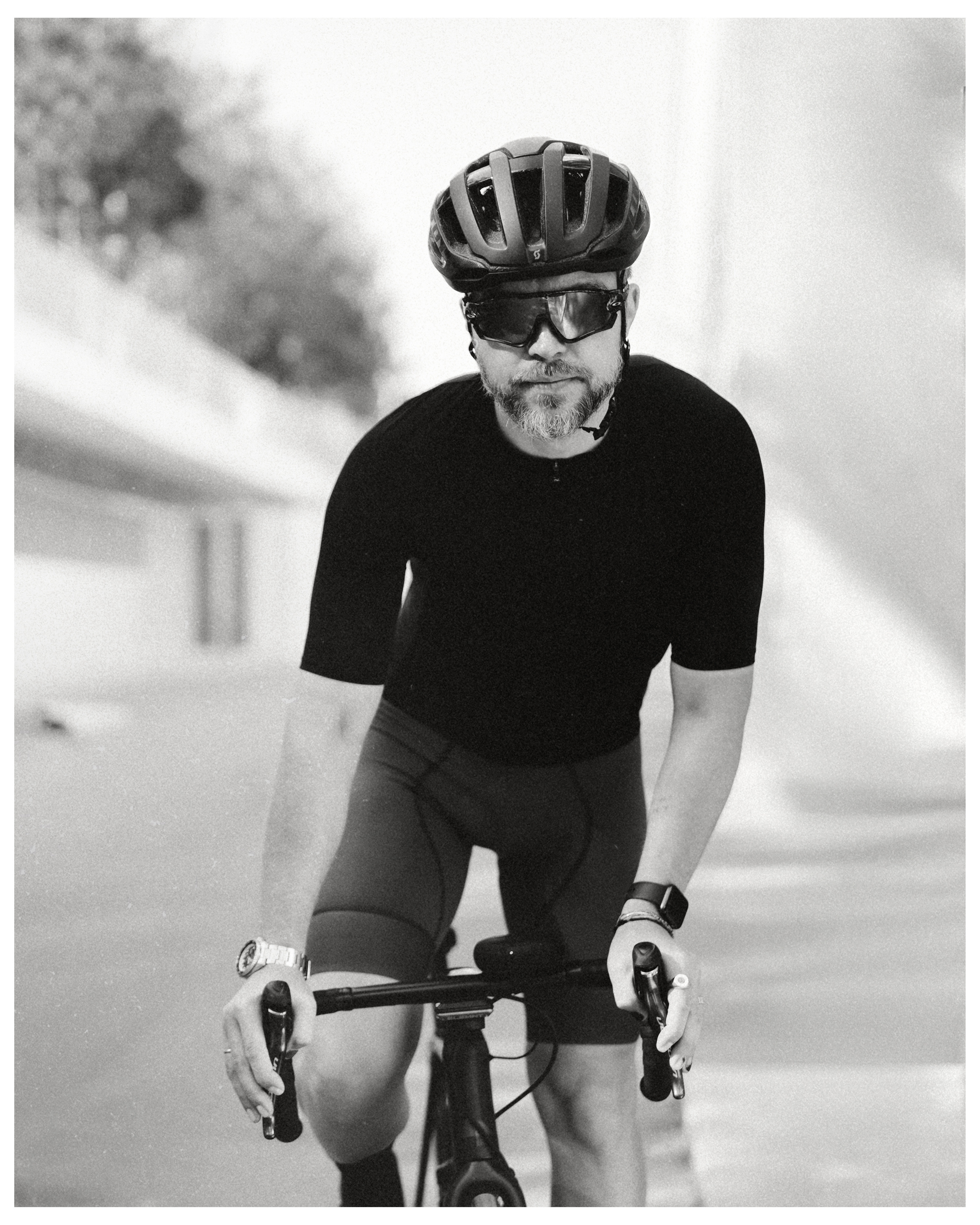 Cycling. Photographer in New York City