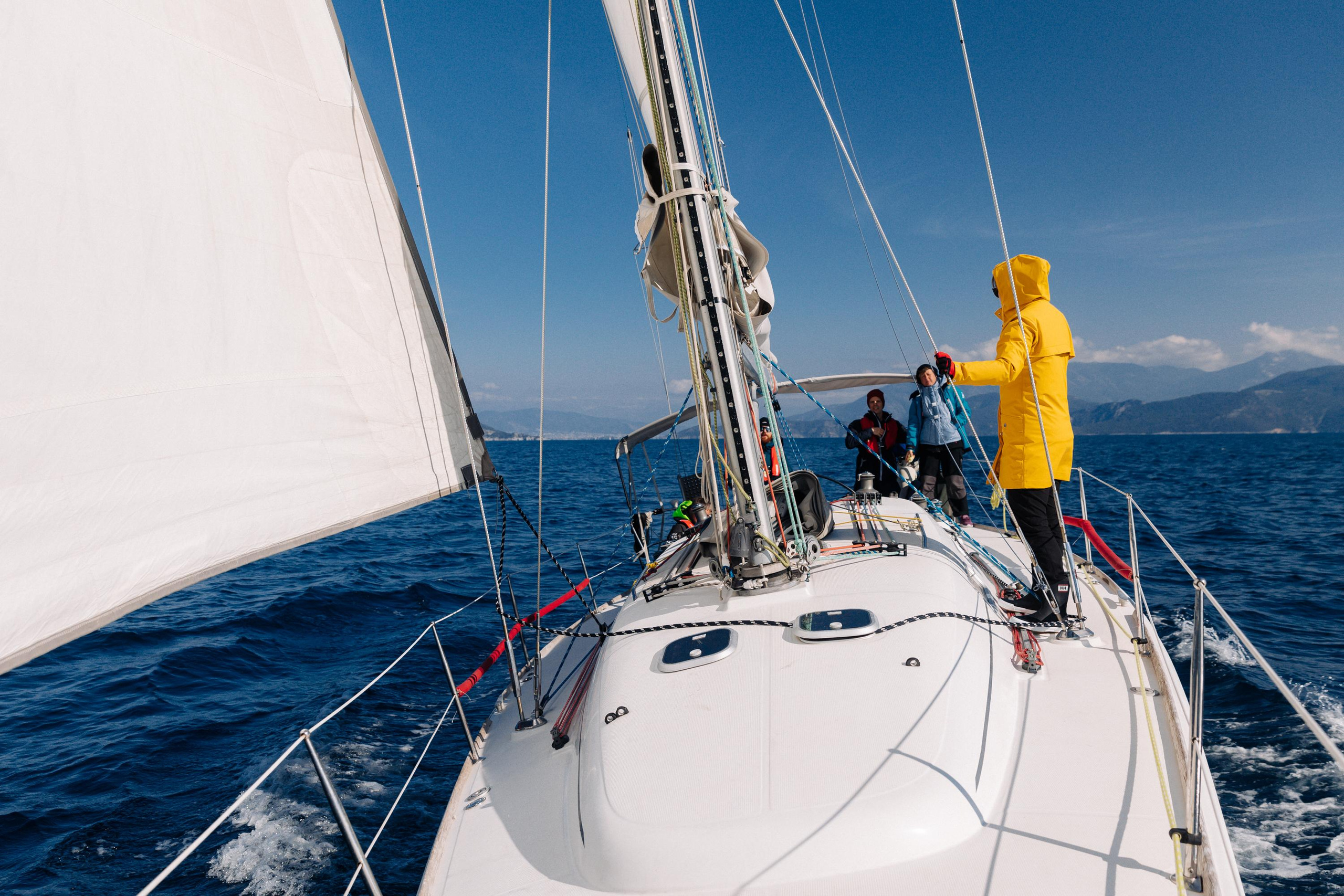 Yachting. Photographer in New York City