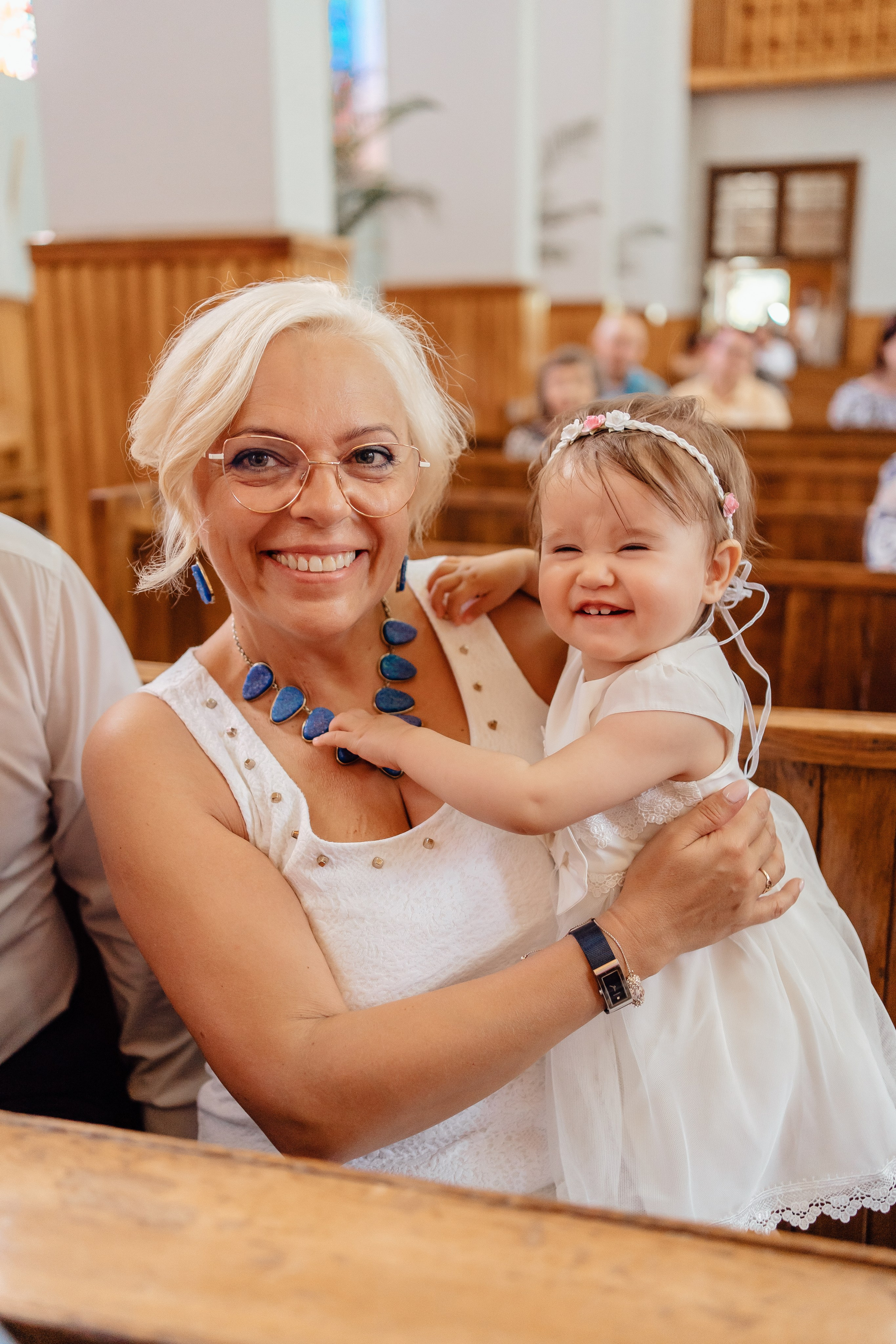 Chrzest Święty Natalii. Fotograf Łódź - sesja ciążowa, noworodkowa, dziecięca. Studio w Łodzi
